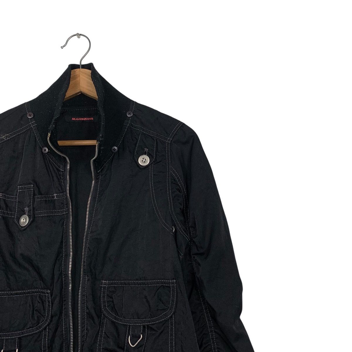 Japanese Brand Algonquins Parachure Punk Bomber Jacket Size US M / EU 48-50 / 2 - 5 Thumbnail