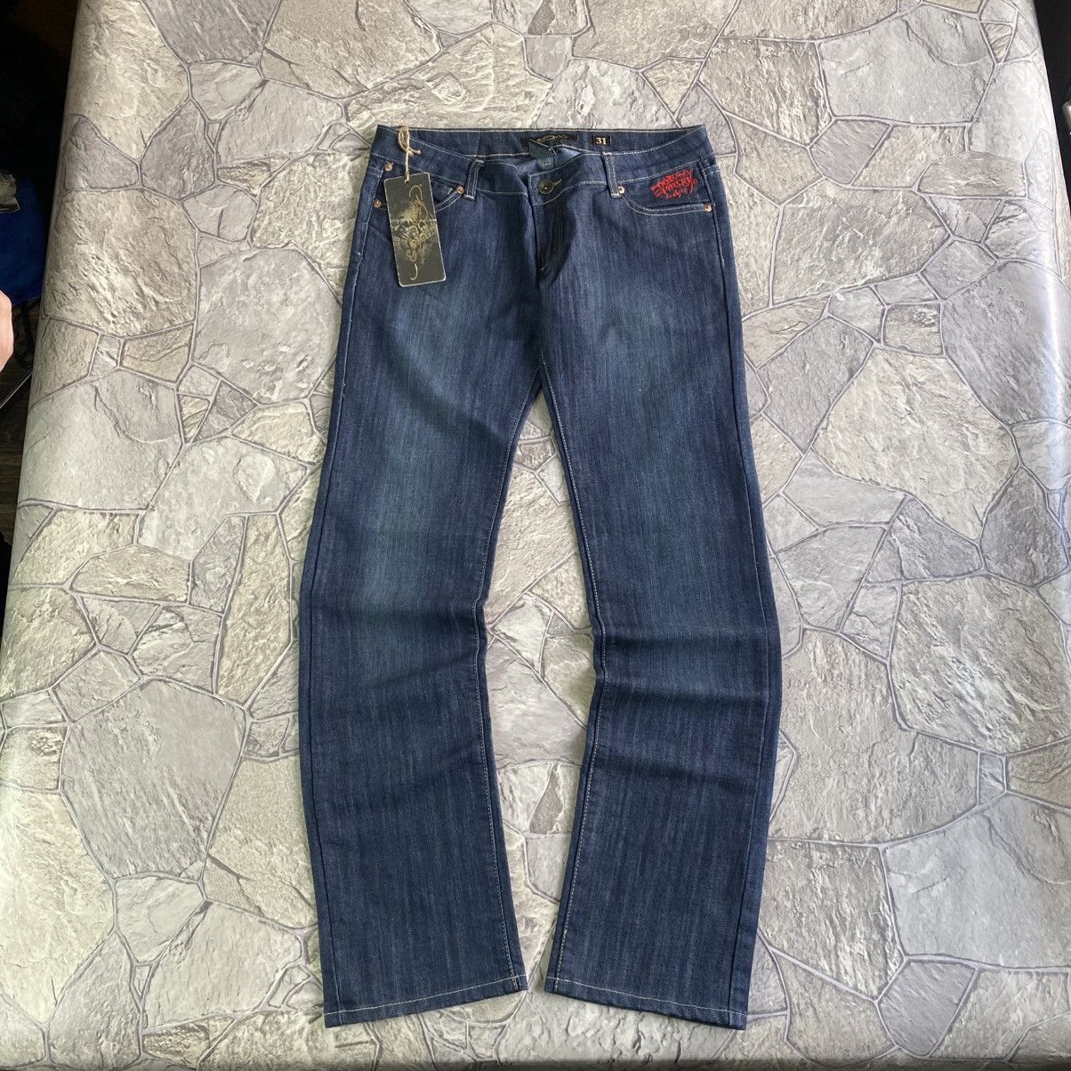 Ed Hardy Vintage Ed Hardy Jeans by Christian Audigier Denim Pants Y2K Size US 31 - 7 Thumbnail