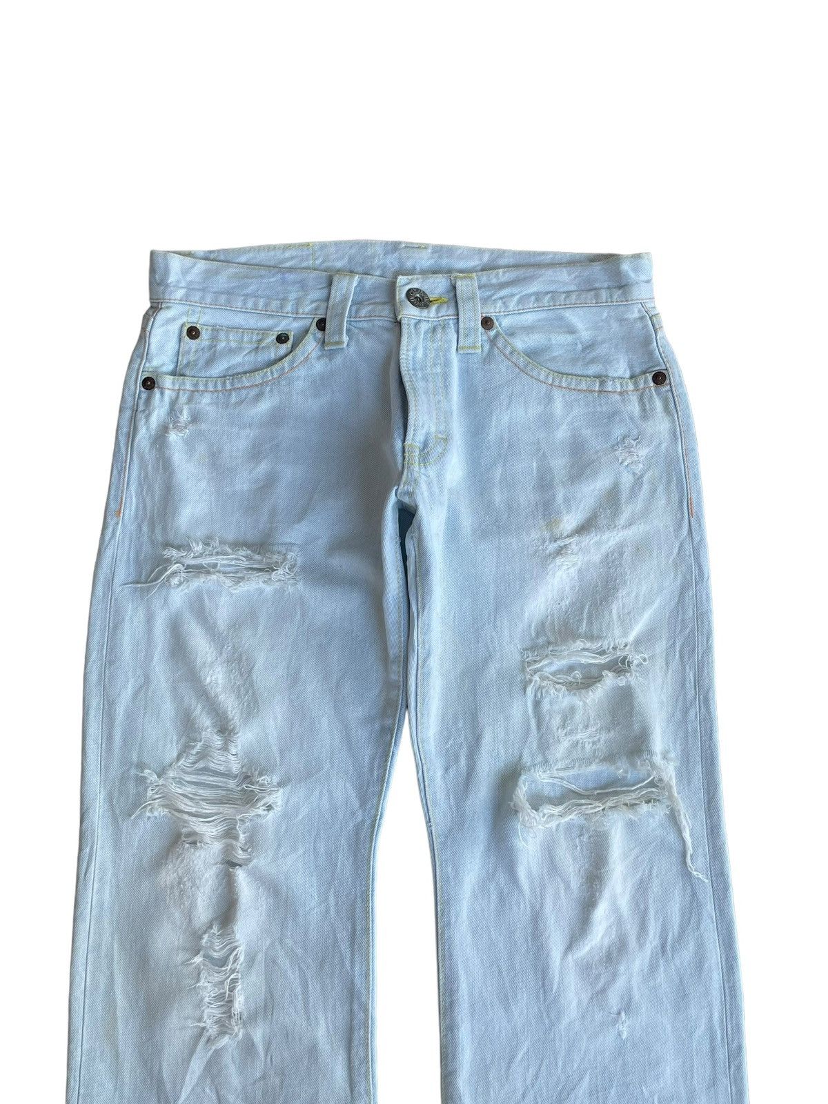 Japanese Brand Vintage Y2K Japanese Cocolulu Surf Trip Paint Spellout Jeans Size US 34 / EU 50 - 3 Thumbnail