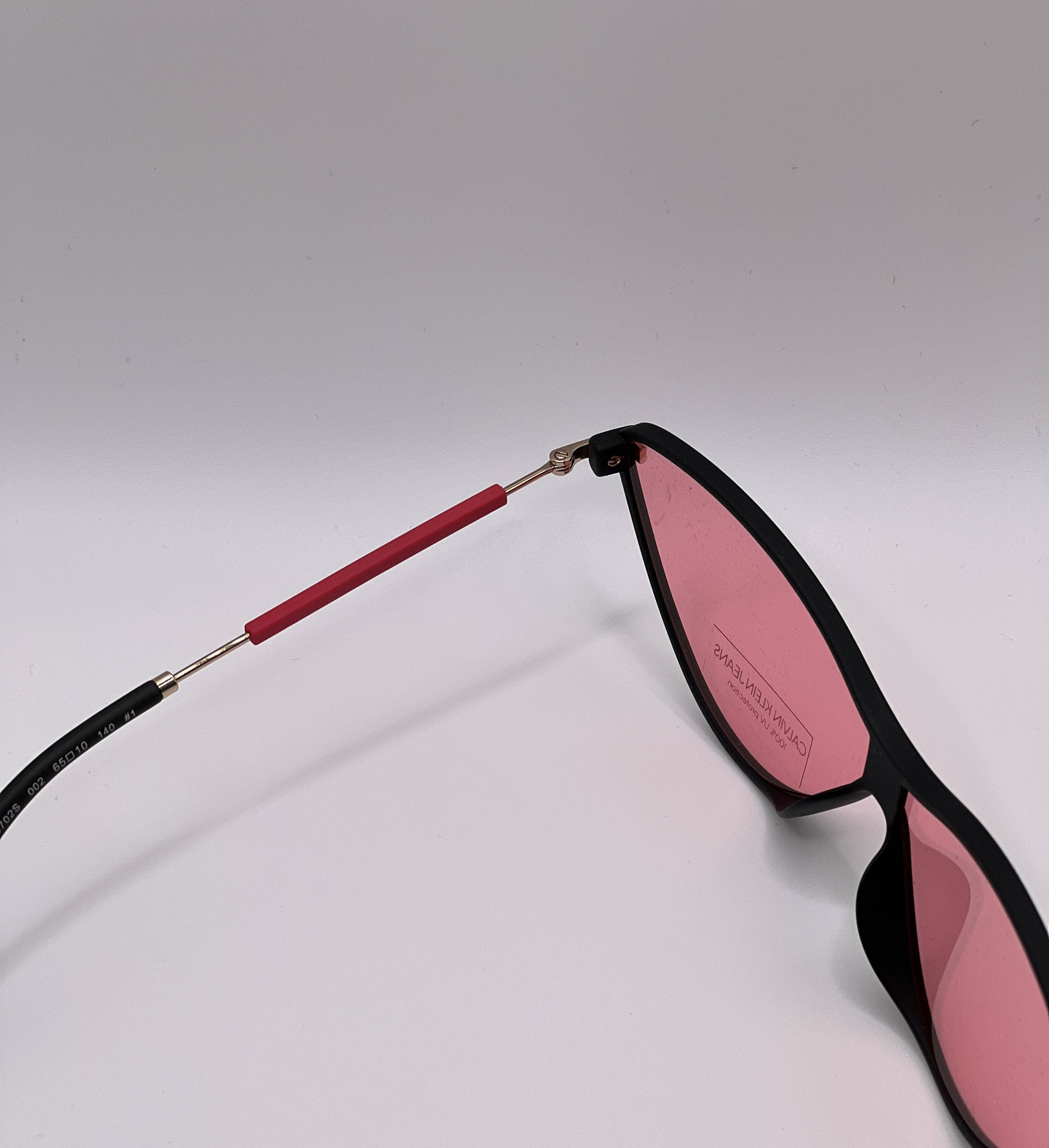 Calvin Klein Calvin Klein Jeans CKJ19702S Cat Eye Sunglasses Pink Lenses Size ONE SIZE - 7 Thumbnail