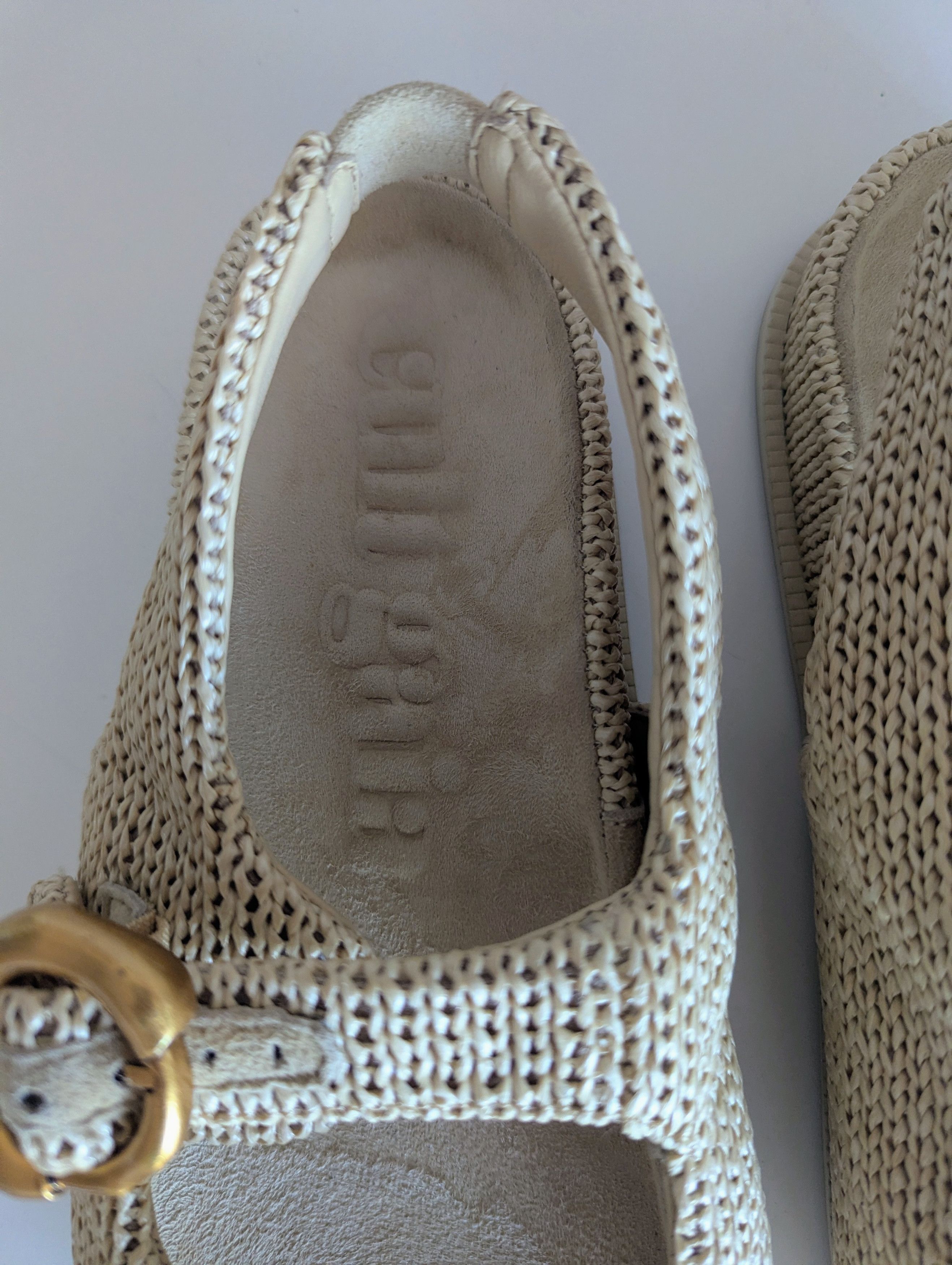 Cult Gaia RARE CULT GAIA Brielle Raffia Sporty Sandals 36.5 Natural Size US 6.5 / IT 36.5 - 8 Thumbnail
