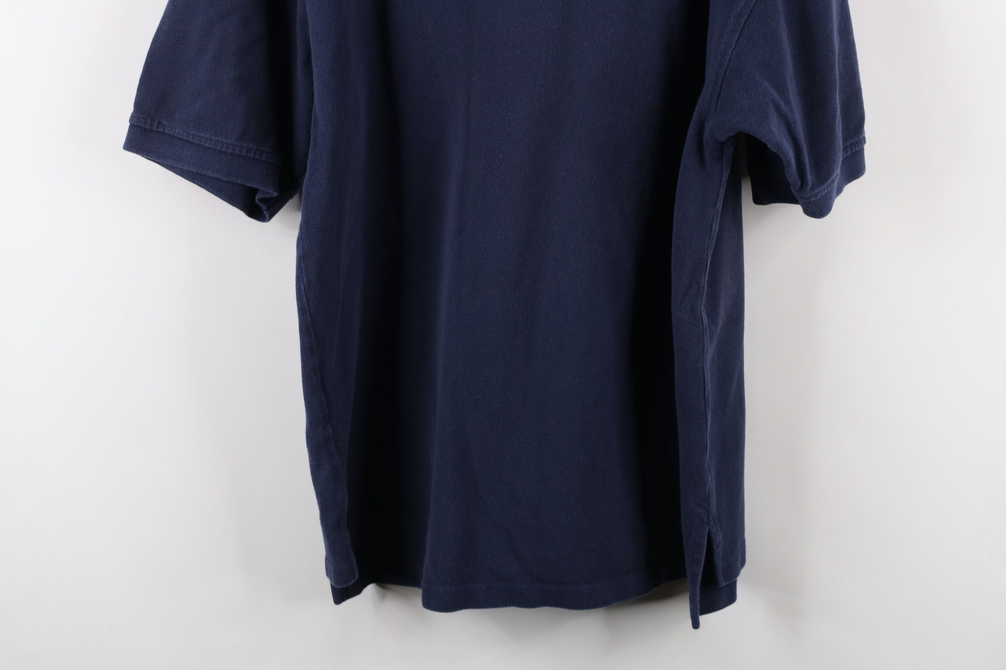 Tommy Hilfiger × Vintage Vintage 90s Tommy Hilfiger Collar Polo Shirt Blue Cotton Size US XL / EU 56 / 4 - 12 Thumbnail