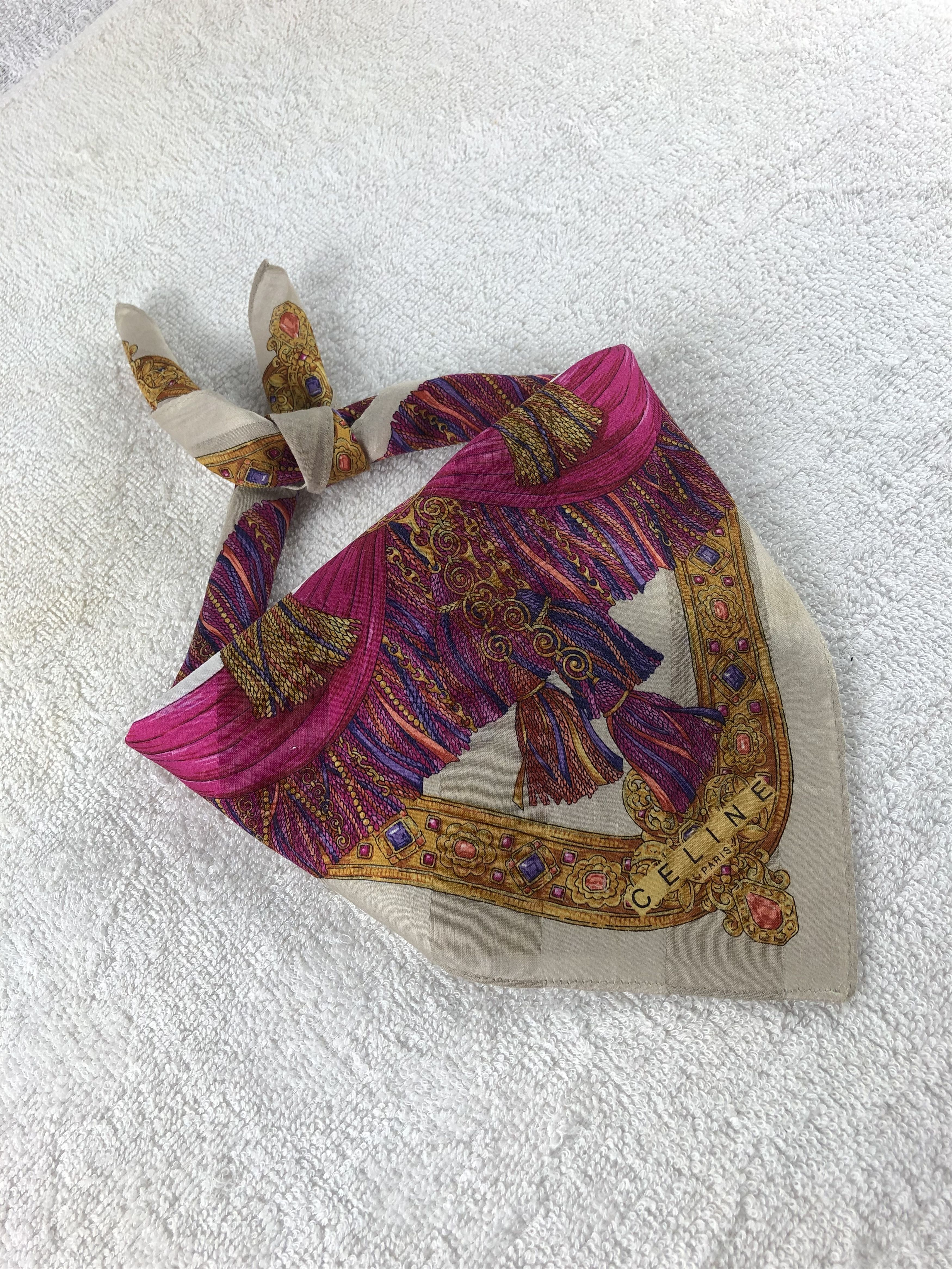 Celine Celine Handkerchief / Bandana / Neckerchief Size ONE SIZE - 2 Thumbnail