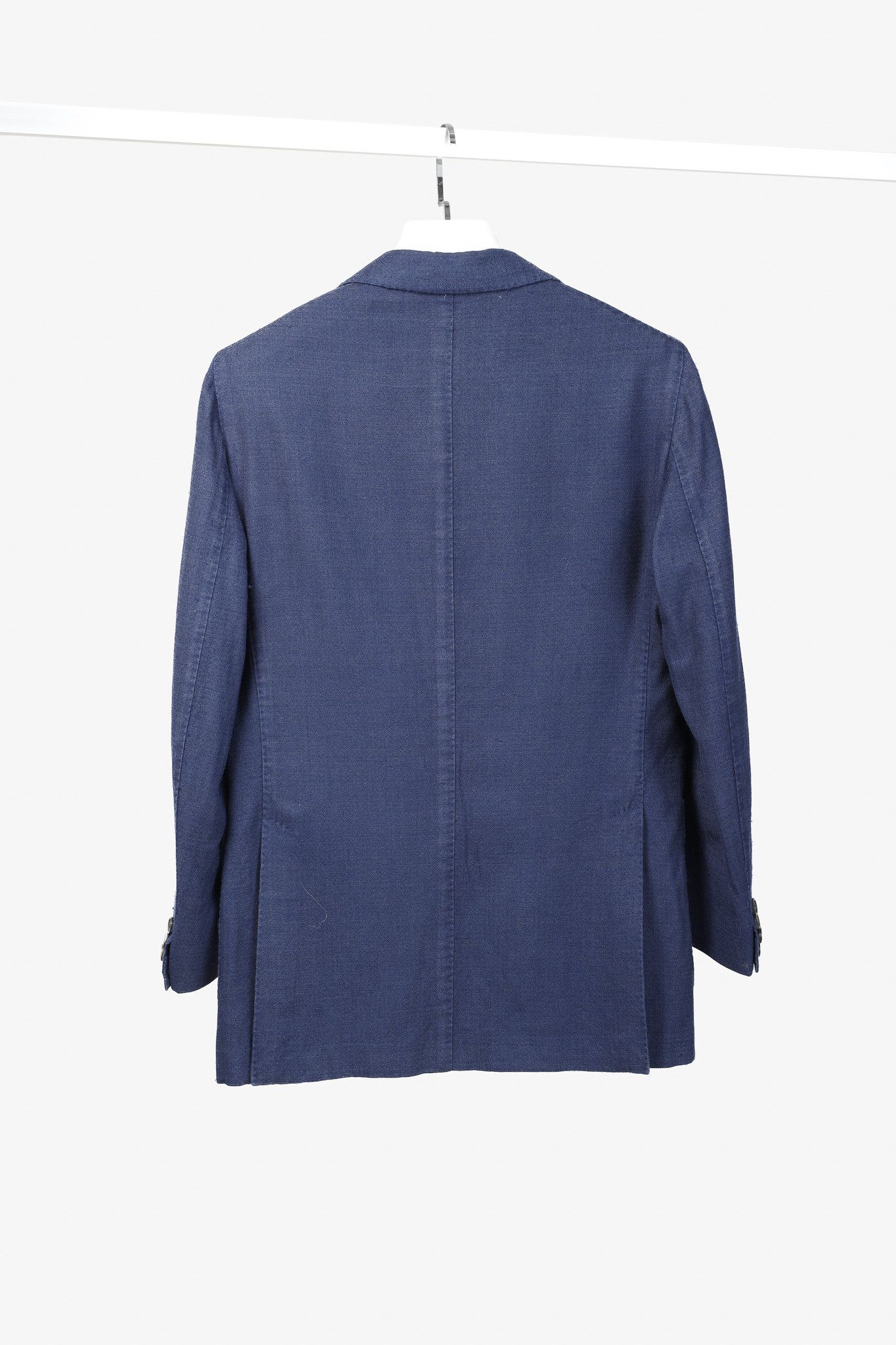 Boglioli Boglioli Blue Wool & Silk Lightweight K-Jacket Blazer Size 36R - 2 Thumbnail