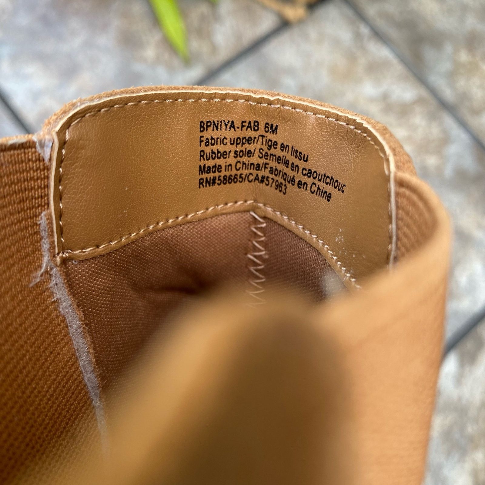 BP. NEW BP Tan Niya Lug Sole Chelsea Boot Size 6 Size US 6 / IT 36 - 10 Thumbnail