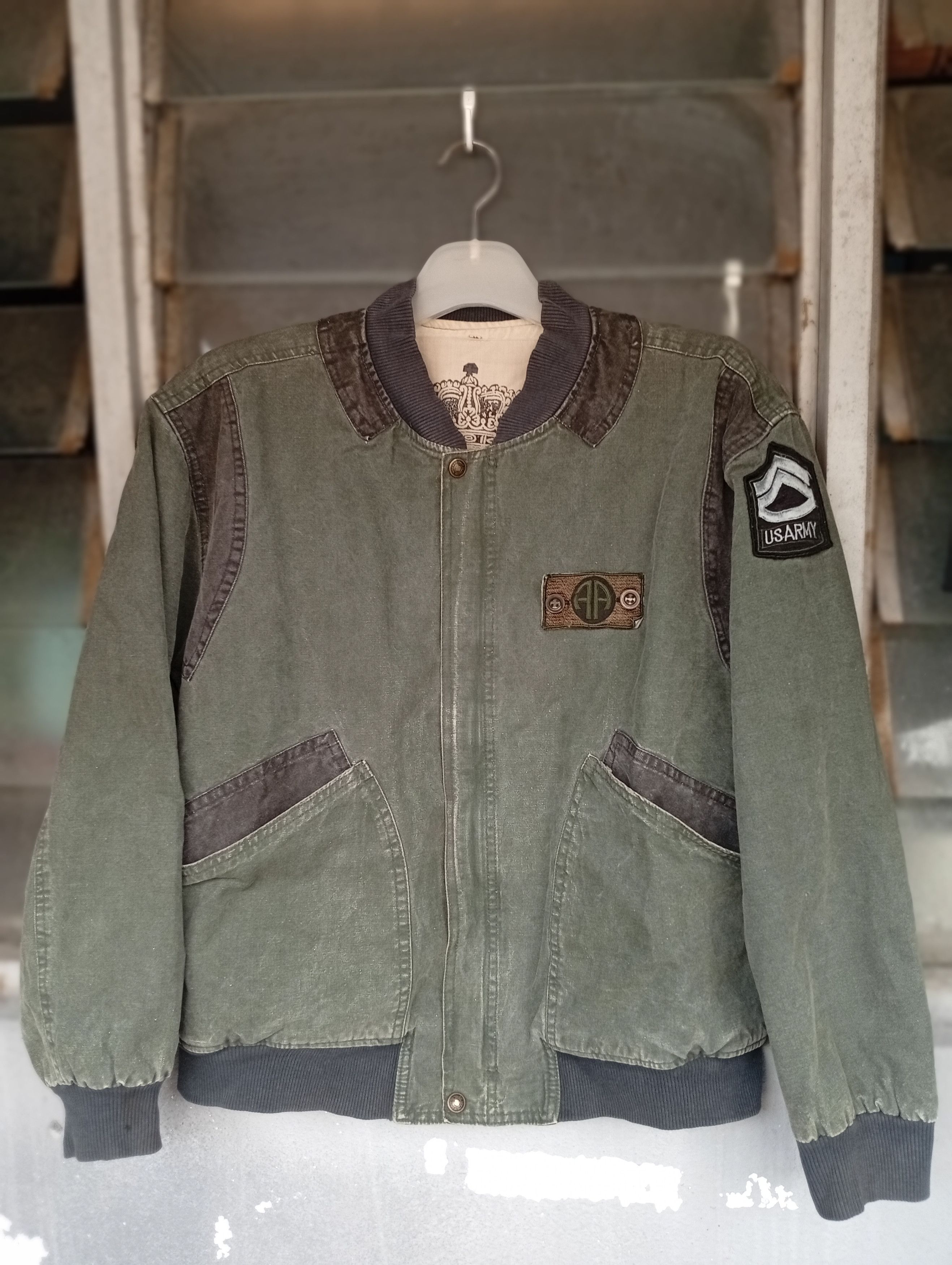 Other Vintage 90s Airbone Bomber Jacket Size US M / EU 48-50 / 2 - 1 Thumbnail