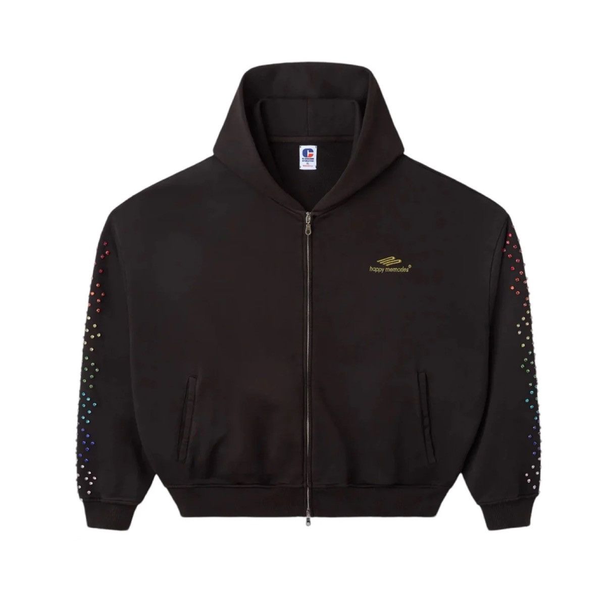 HMDD HMDD “Rainbow” Crystal Zip Up Hoodie Size US XL / EU 56 / 4 - 1 Preview