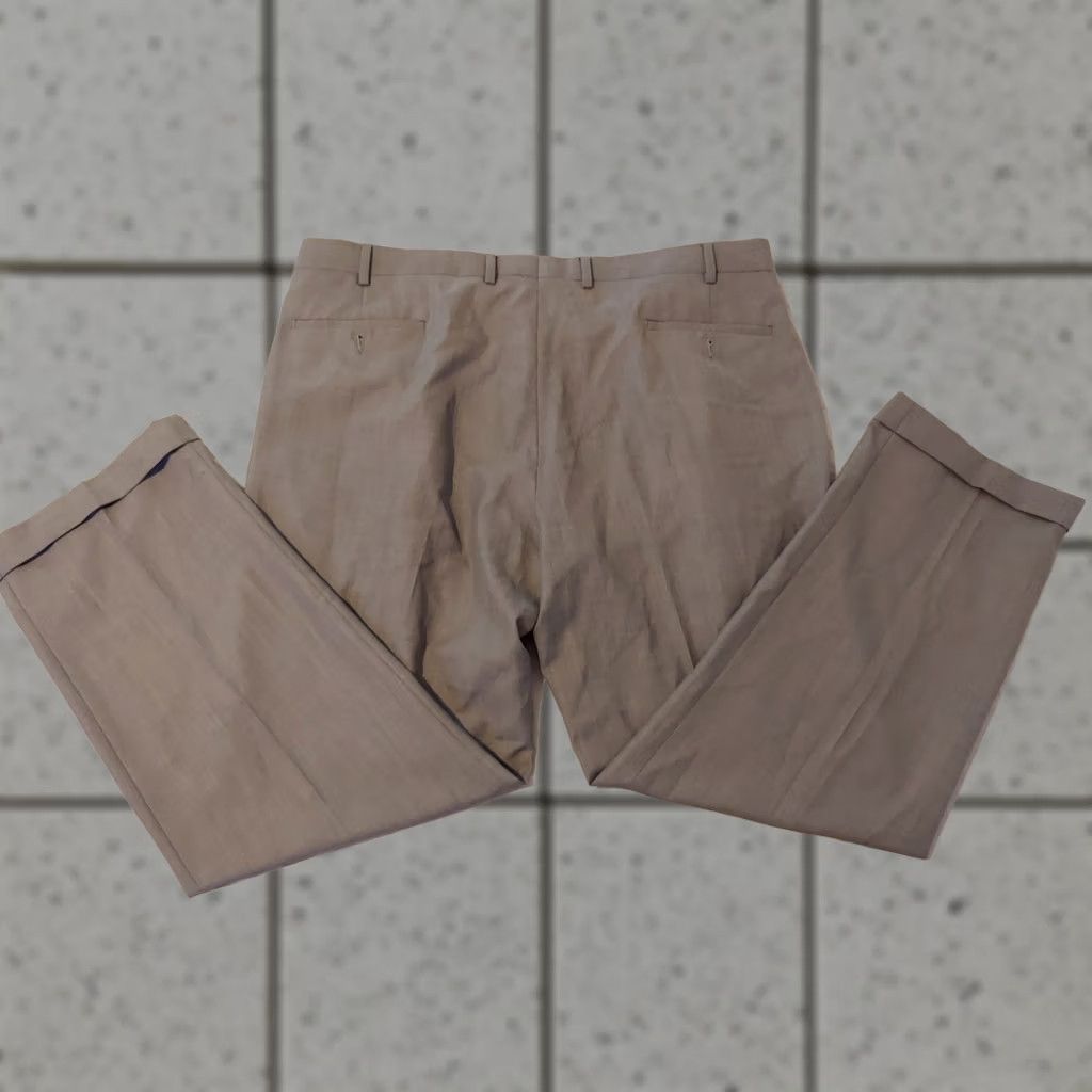 Polo Ralph Lauren Polo Ralph Lauren Dress Pants Mens 40x30 Chino Khaki Trouser Beige Flat Front Cotton Size US L / EU 52-54 / 3 - 1 Thumbnail
