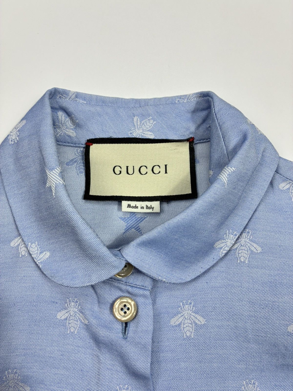 Gucci Gucci - Alessandro Michele Bee & Star Jacquard Blouse Size XS / US 0-2 / IT 36-38 - 4 Thumbnail