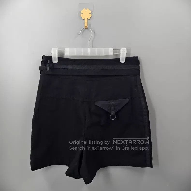 Hermes Hermes Black/White Belt Logo Shorts Size 25" / US 0 / IT 36 - 7 Thumbnail
