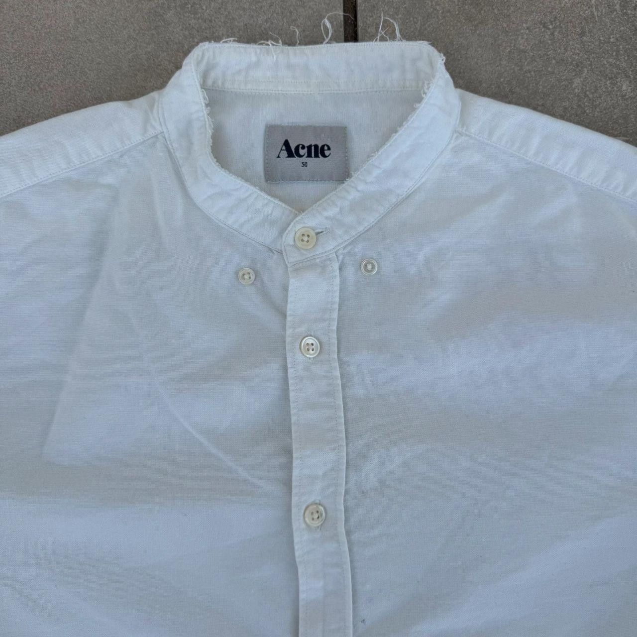 Acne Studios Acne Studios Button Up Shirt White Size US M / EU 48-50 / 2 - 5 Thumbnail