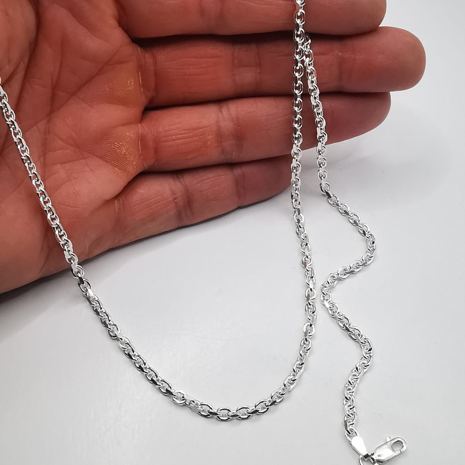 Sterling Silver Vintage Jewelry Chain,925 Sterling Silver,Signed 15,94g Size ONE SIZE - 4 Thumbnail
