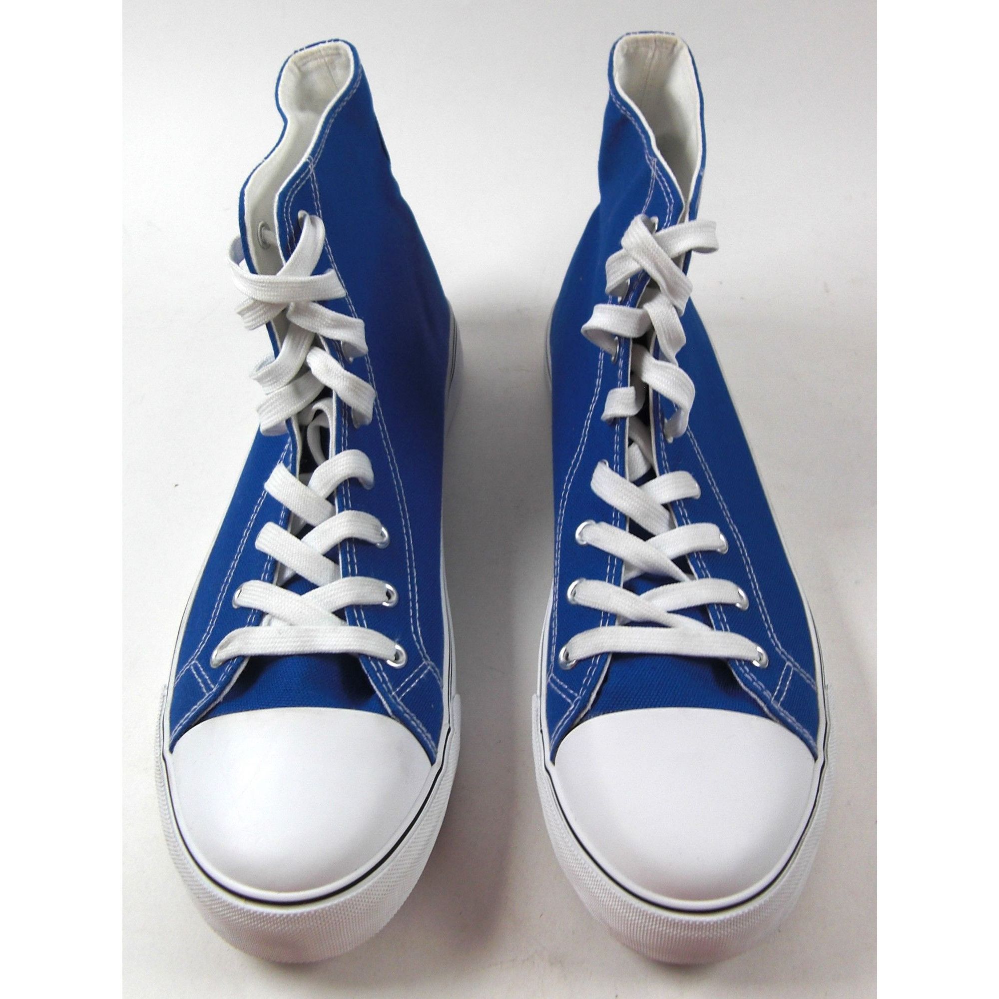 Other Mens Blue High Top Canvas Sneakers Size 13 New Size US 13 / EU 46 - 2 Thumbnail
