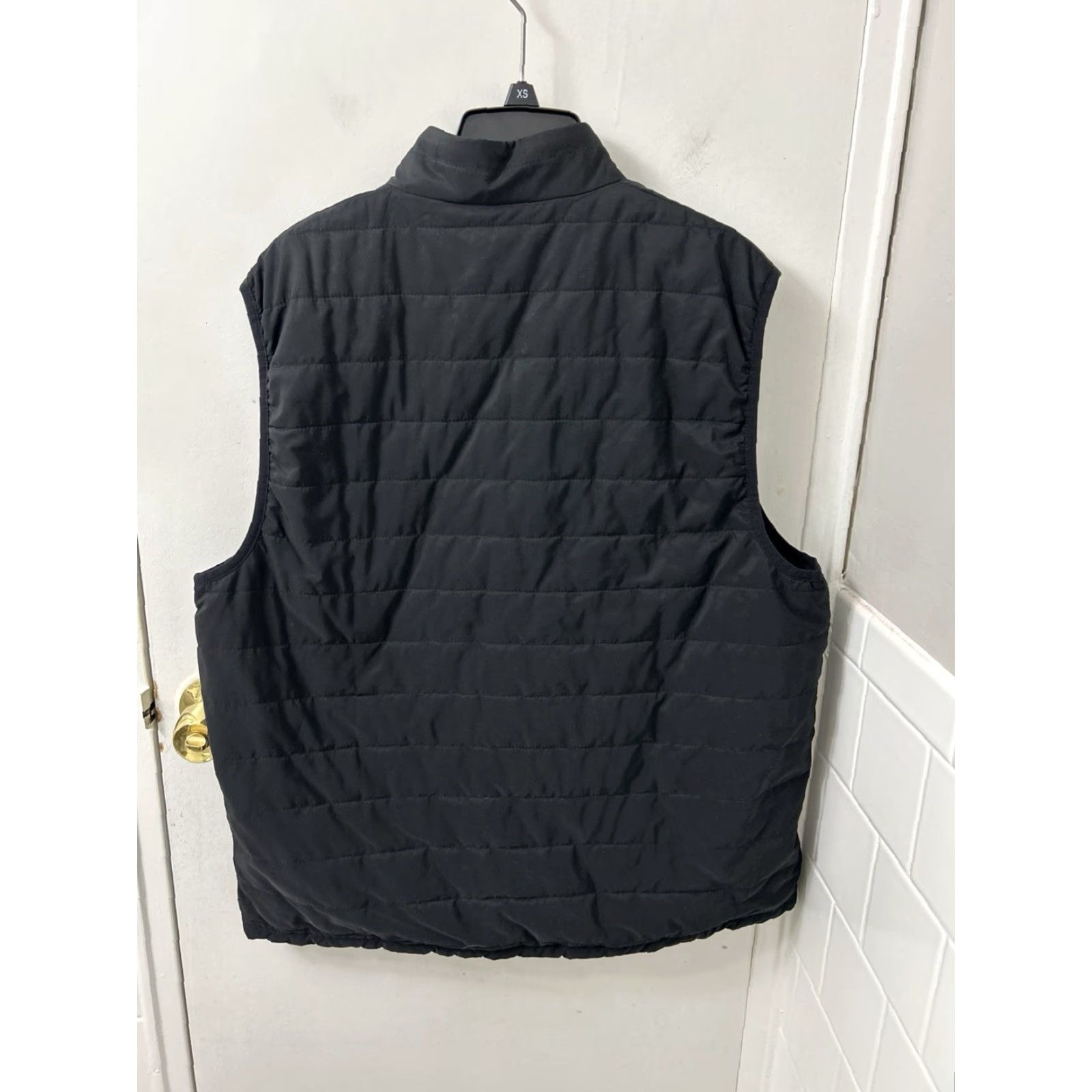 Banana Republic Banana Republic Puffer Vest Men Large Black Quilted Full Zip Sleeveless Jacket Size US L / EU 52-54 / 3 - 5 Thumbnail