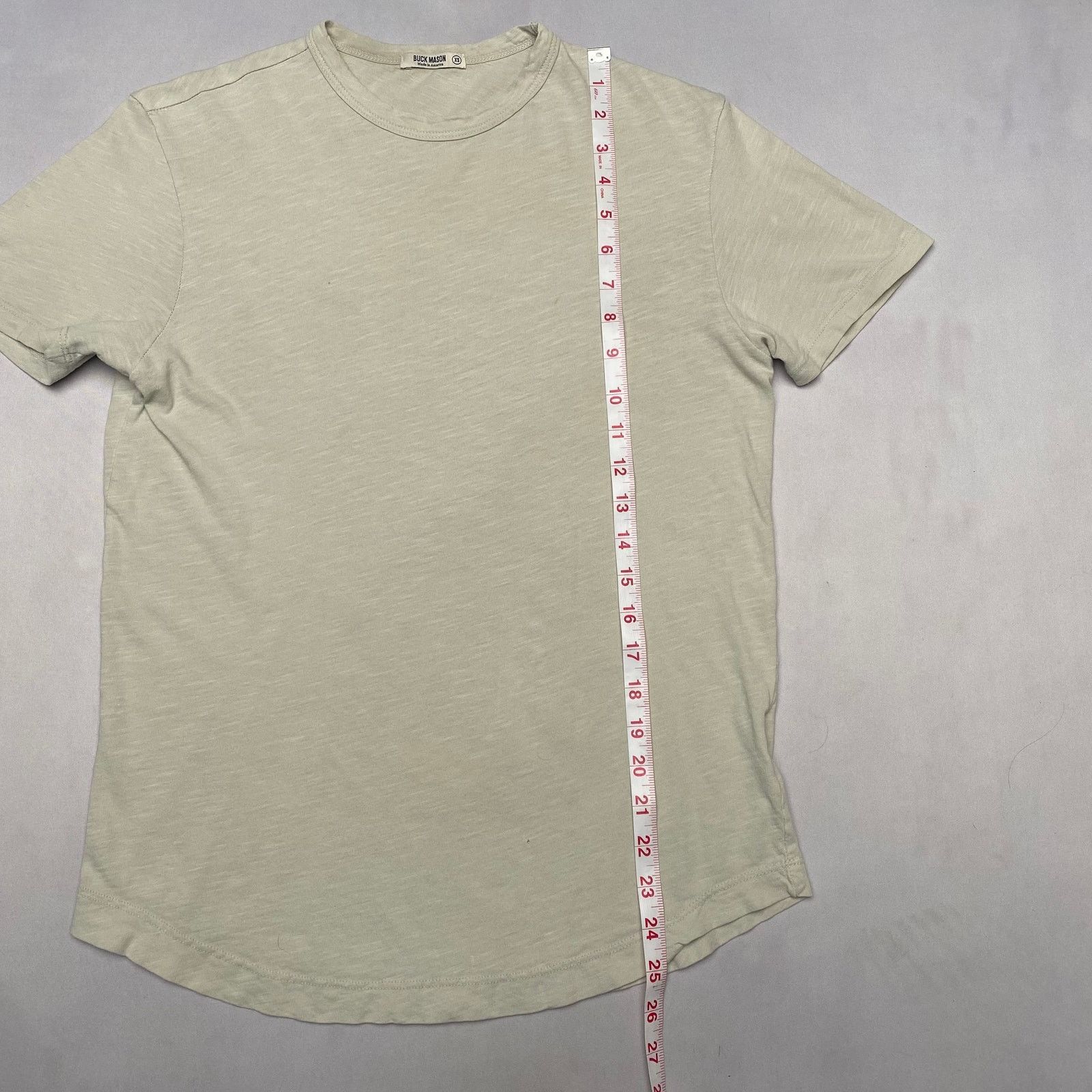 Buck Mason Buck Mason Curved Hem Slub Cotton Short Sleeve Shirt Mens XS Size US XS / EU 42 / 0 - 6 Thumbnail