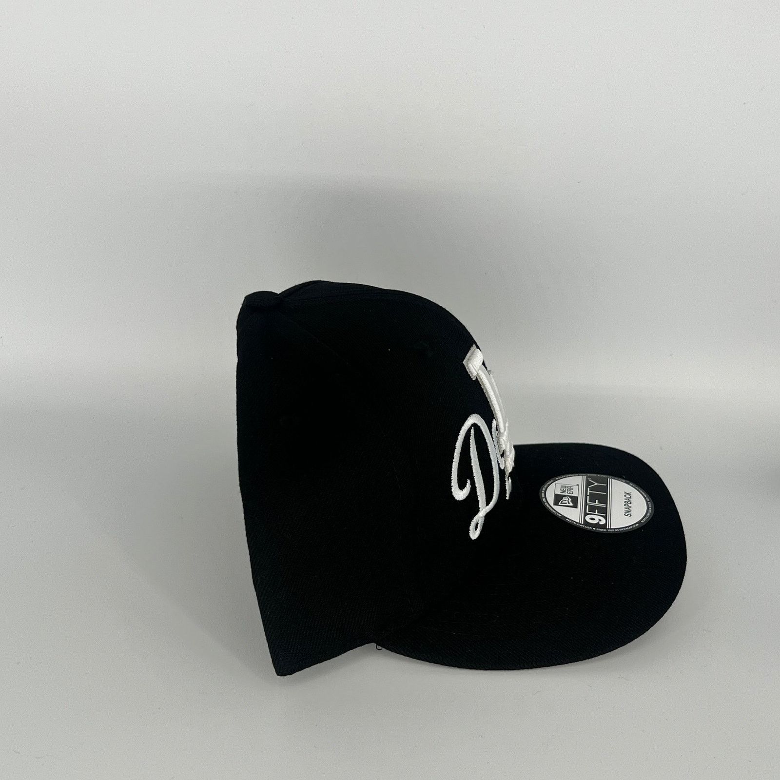 New Era Black Los Angeles Dodgers LA Overlap New Era MLB 9Fifty Size ONE SIZE - 3 Thumbnail
