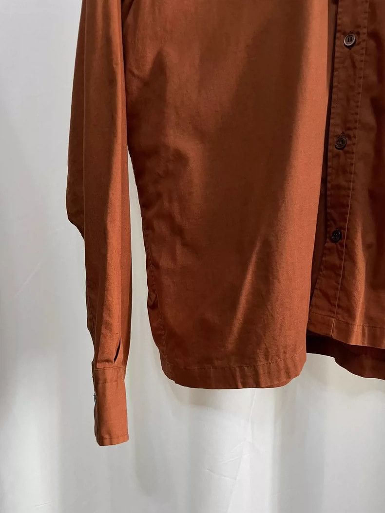 Comme des Garcons Comme des Garcons size os Medieval Orange Long Sleeve Shir Size US M / EU 48-50 / 2 - 4 Thumbnail