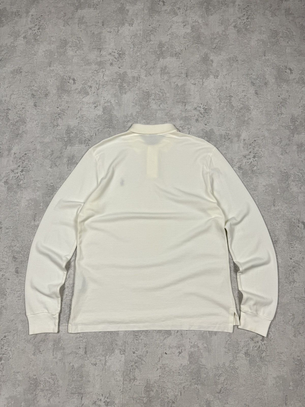 Polo Ralph Lauren Vintage Polo Ralph Lauren White Rugby Long Sleeve Y2K Size L Size US L / EU 52-54 / 3 - 7 Thumbnail