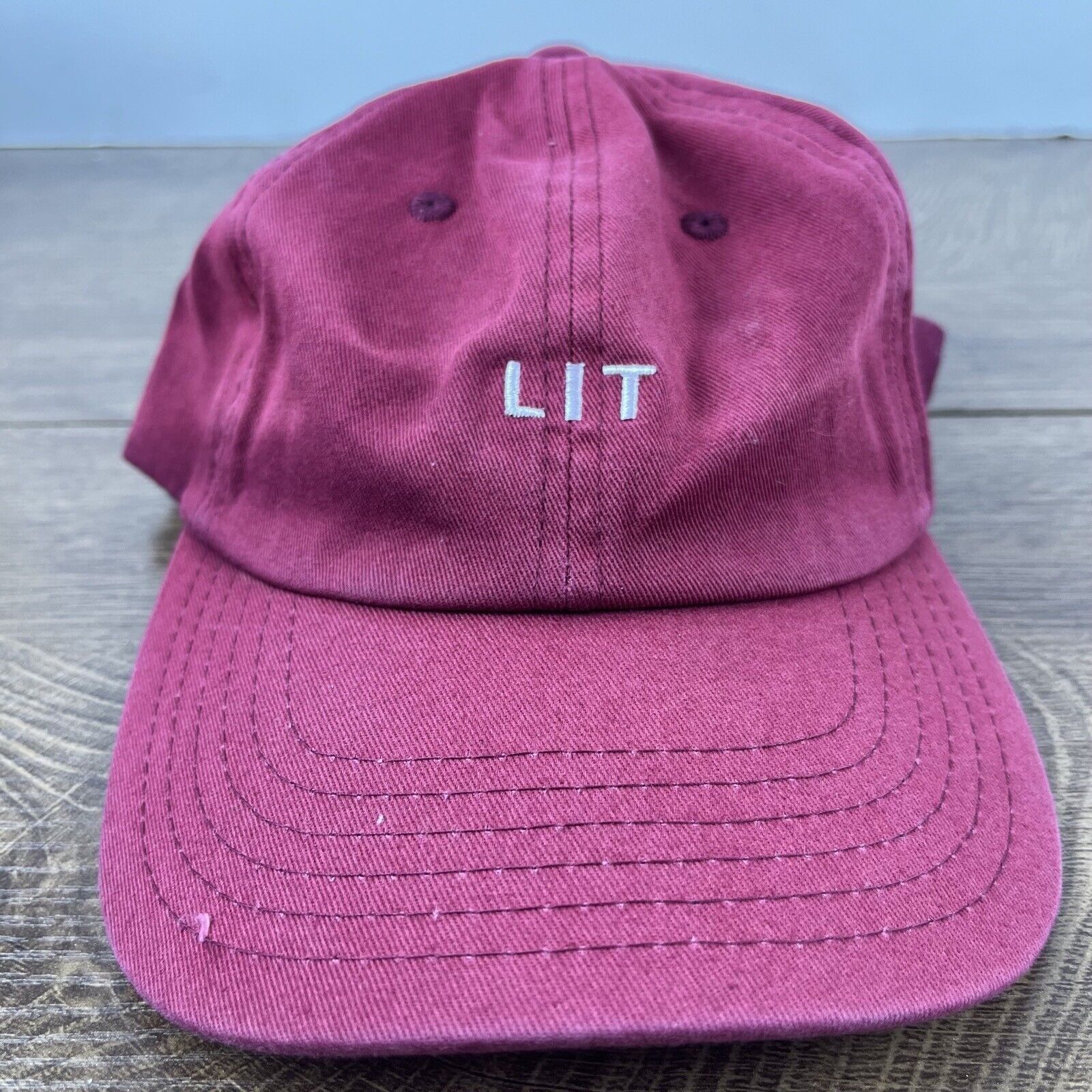 Other LIT Hat Red Cap Lit Baseball Hat Adjustable Hat Red Adult Fi Size ONE SIZE - 1 Thumbnail