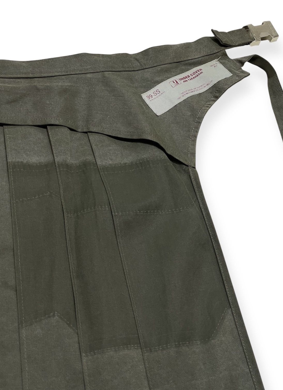 Undercover 99AW “ Relief” Butcher Apron Skirt Size 28" / US 6 / IT 42 - 9 Thumbnail