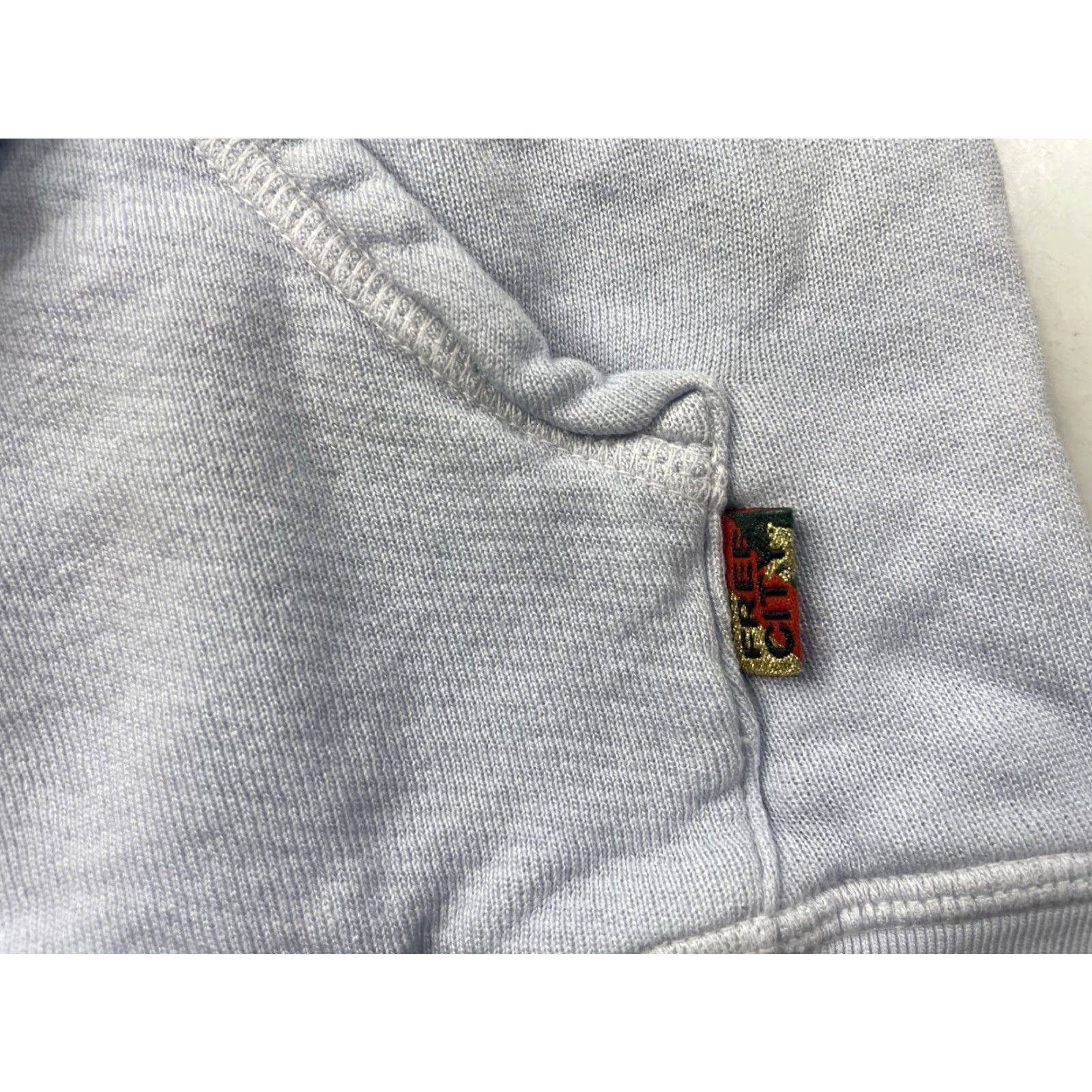 FREECITY Free City Hoodie Women 0 Light Blue Pullover Hooded Logo Soft Life Nature Love Size XS / US 0-2 / IT 36-38 - 4 Thumbnail