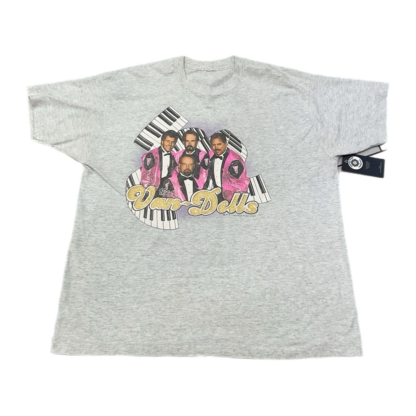 Vintage Vintage The Van Dells Hoppin’ Boppin’ T-Shirt Size US XL / EU 56 / 4 - 1 Thumbnail