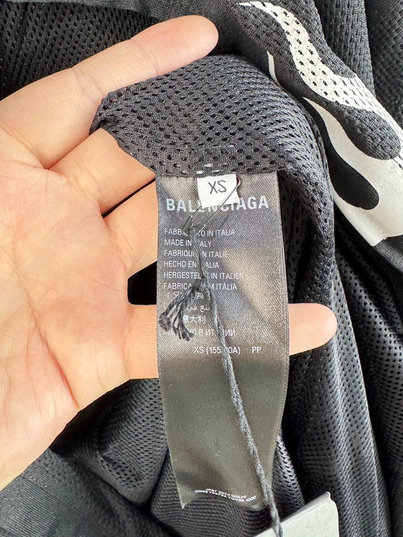 Balenciaga Balenciaga new flame logo mesh coach jacket-2506 Size US XS / EU 42 / 0 - 7 Thumbnail