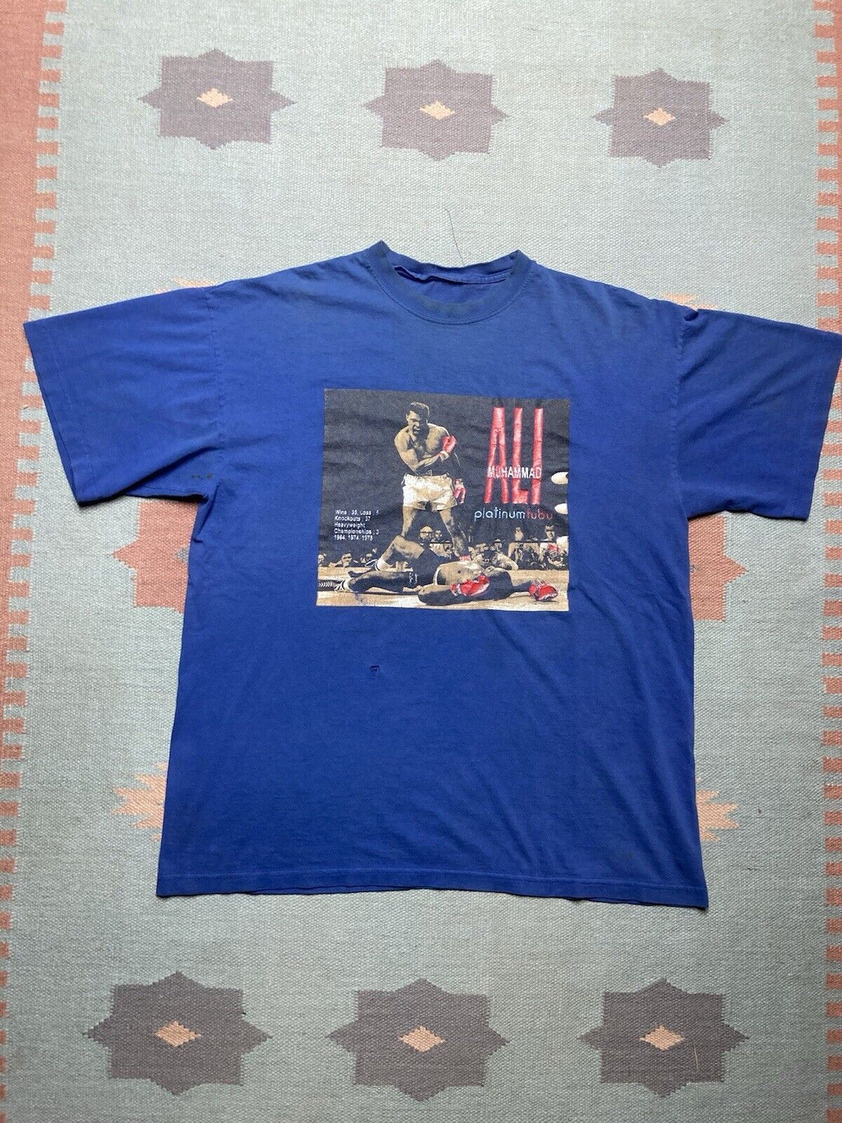 Fubu × Vintage Platinum fubu Muhammad Ali t shirt boxing champion y2k XL Size US XL / EU 56 / 4 - 1 Thumbnail