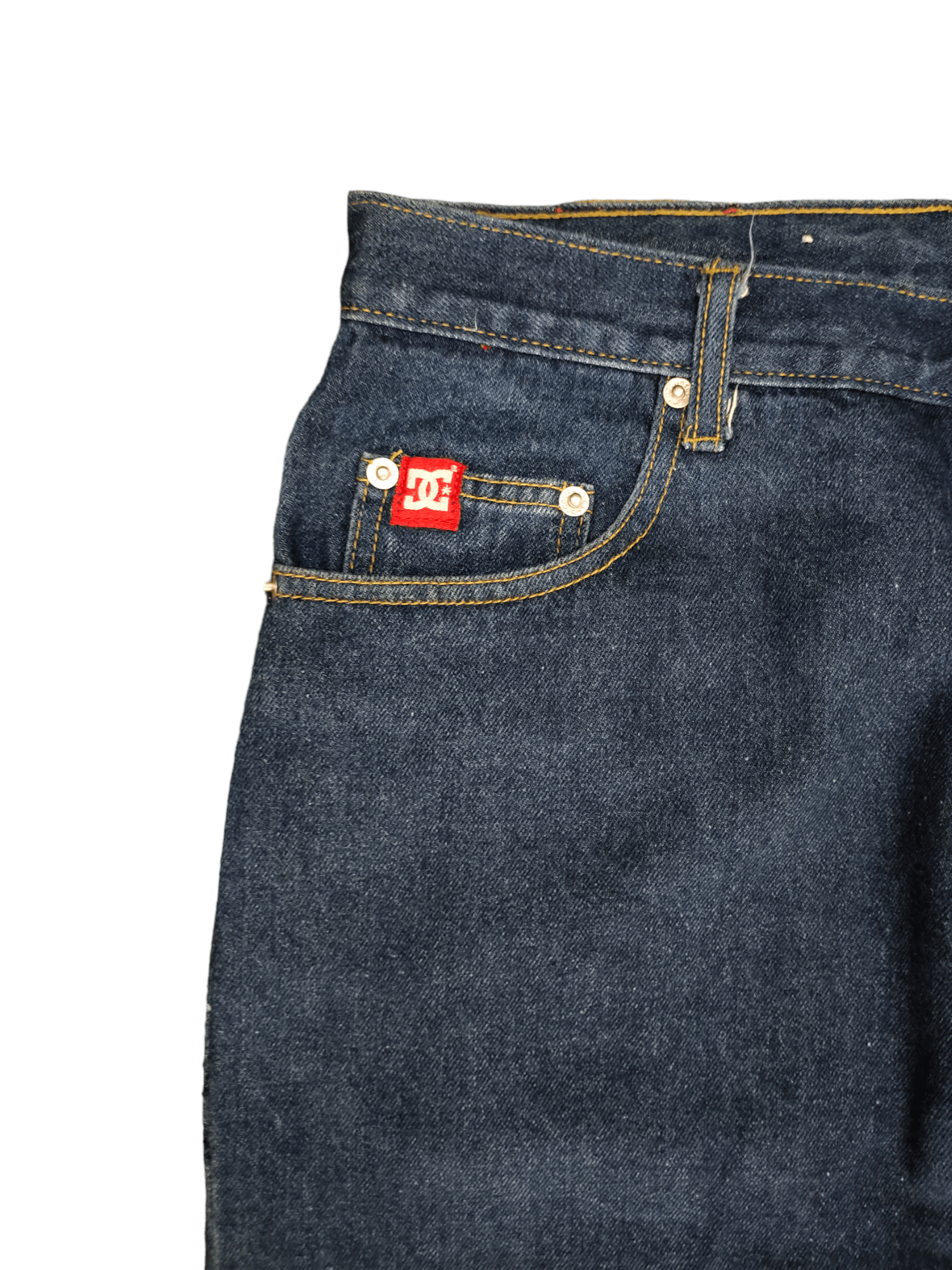 DC DC Embroidered Wide Leg Denim Y2k Jnco Baggy Jeans Size US 32 / EU 48 - 11 Thumbnail
