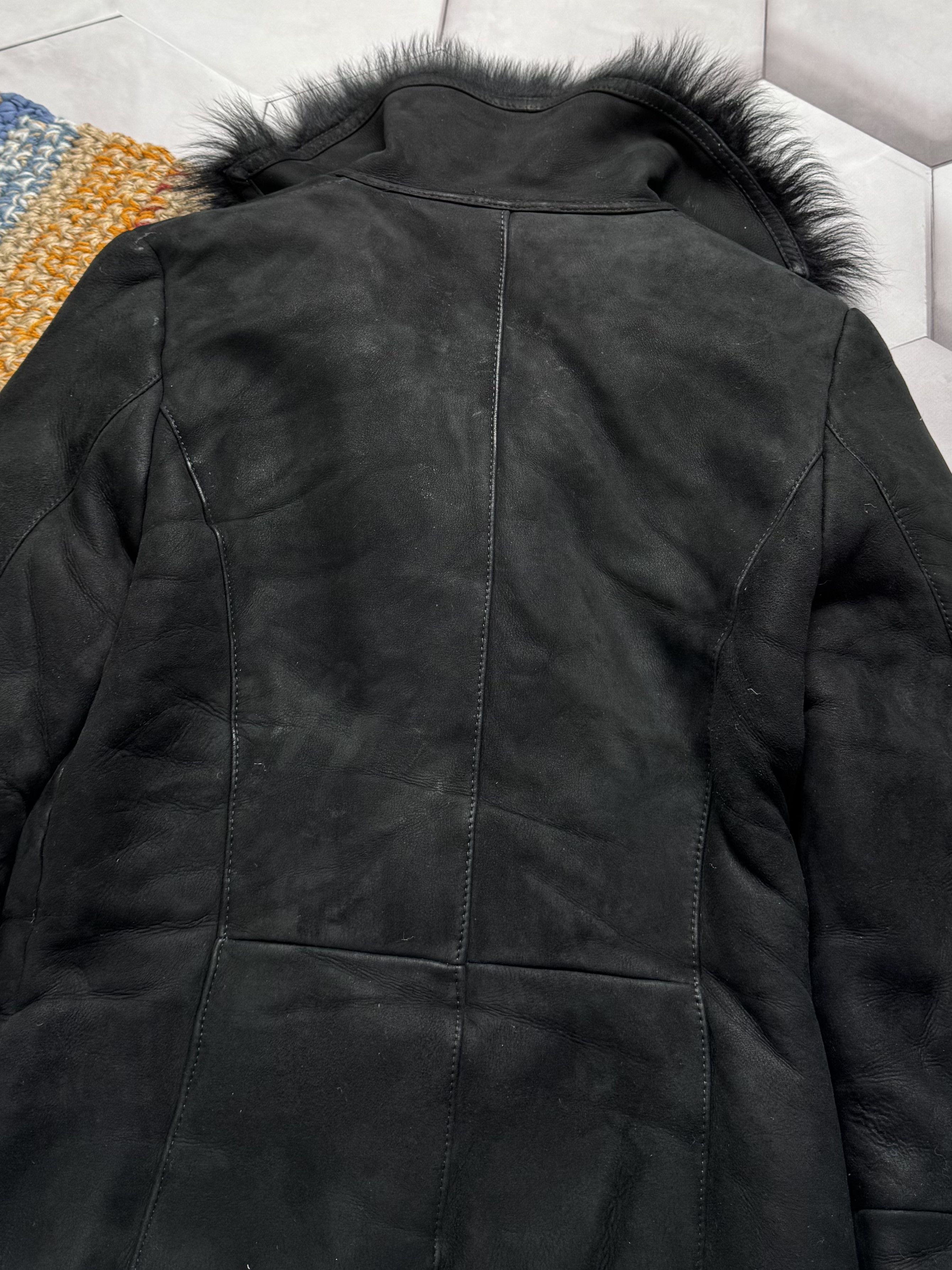 Japanese Brand Vintage Real Sheepskin Jacket (E4) Size S / US 4 / IT 40 - 13 Thumbnail