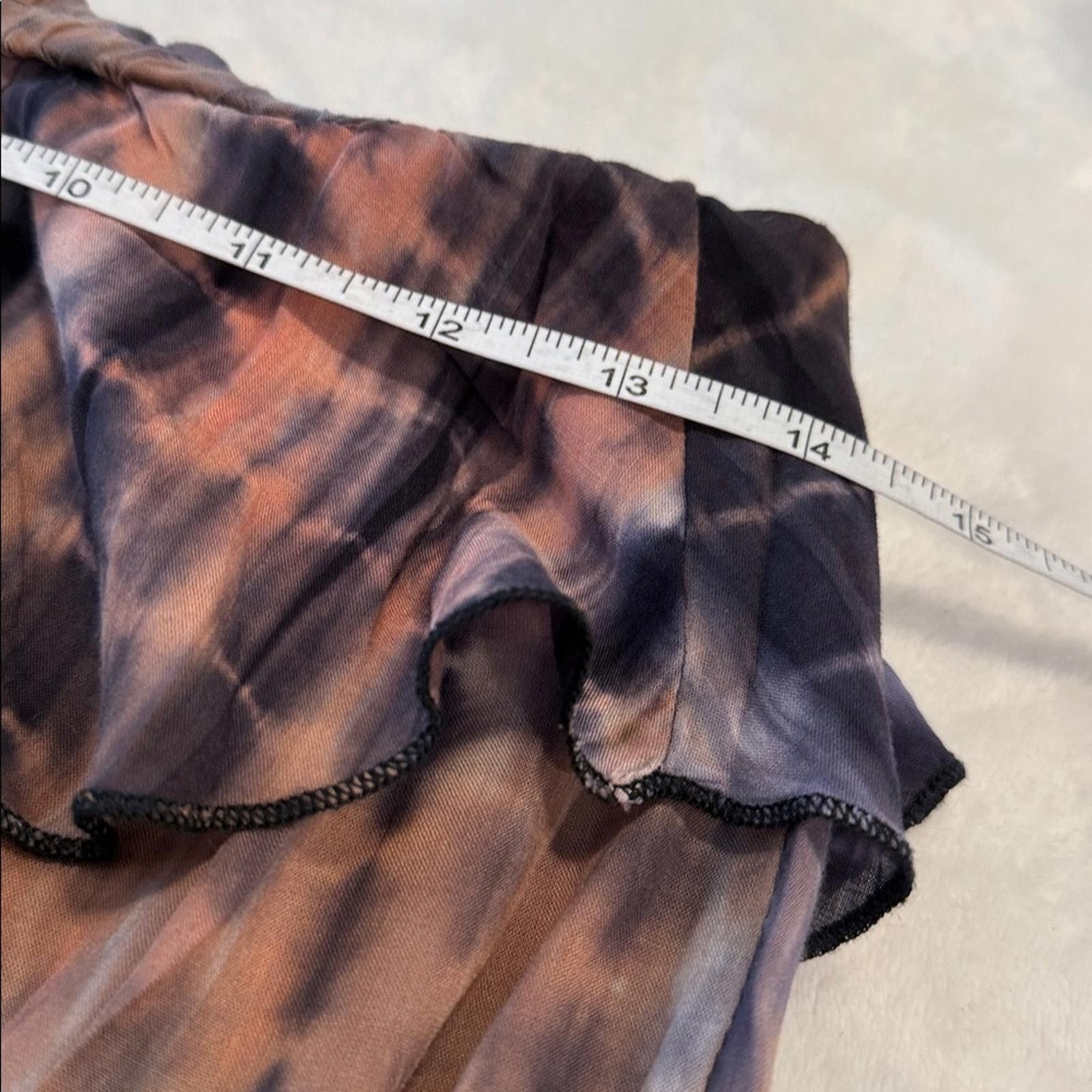 Other Poetry Boho Blue tie dyed sleeveless maxi dress SZ SM Size S / US 4 / IT 40 - 7 Thumbnail