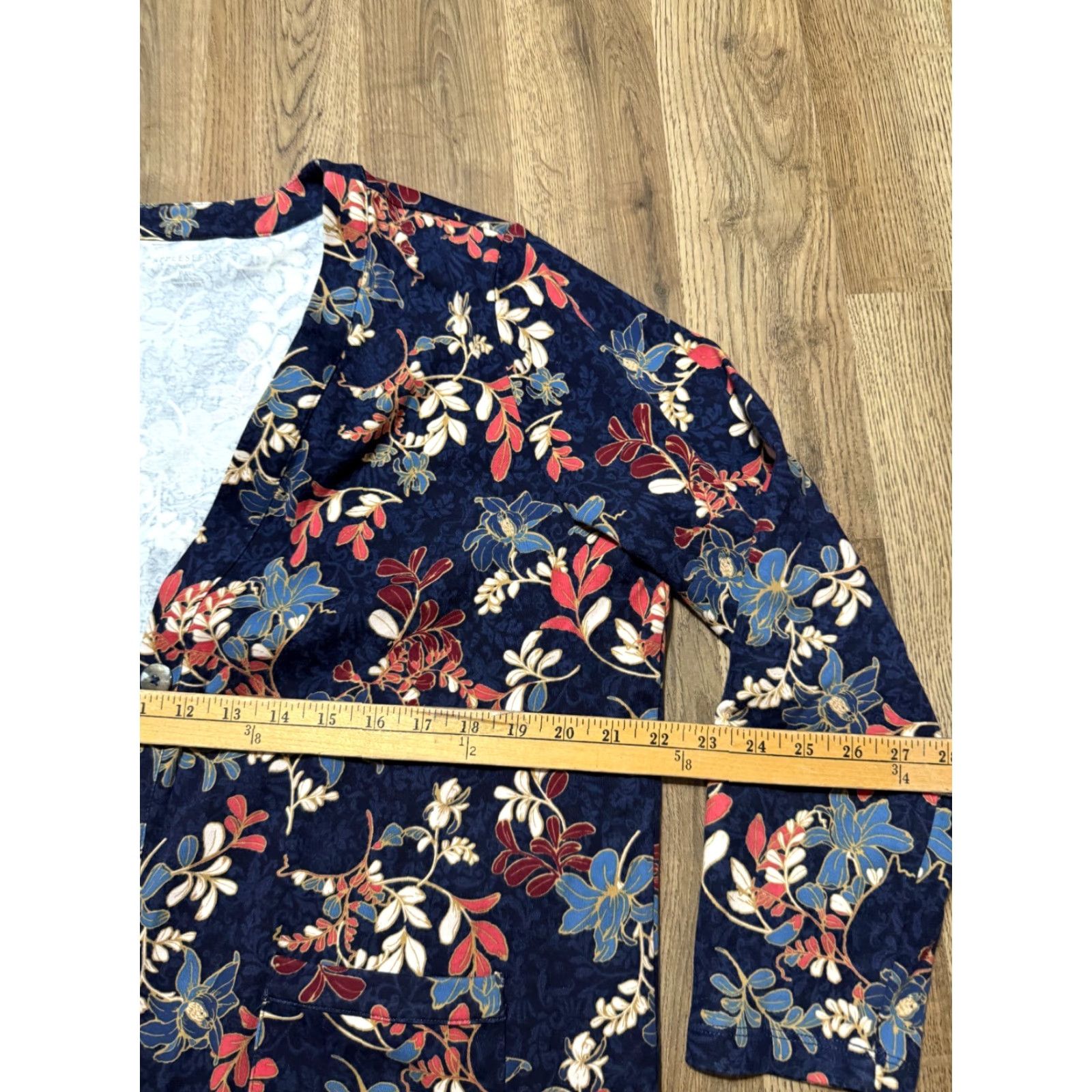 Vintage **Women's Gold Appleseeds Blue Red White XL Long Sleeve Button-Up Shirt** User: Women's Gold Appleseeds Blue Red White XL Long Sleeve Button-Up Shirt Size XL / US 12-14 / IT 48-50 - 7 Thumbnail