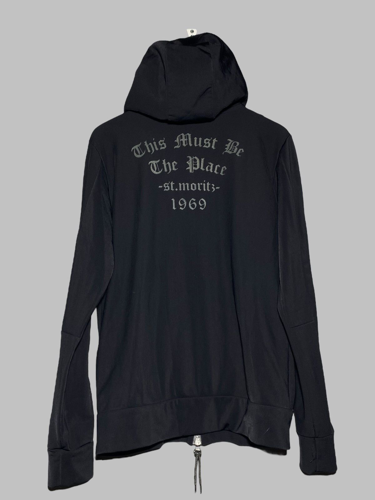 Jet Set St. Moritz Full Zip Up Hoodie Black