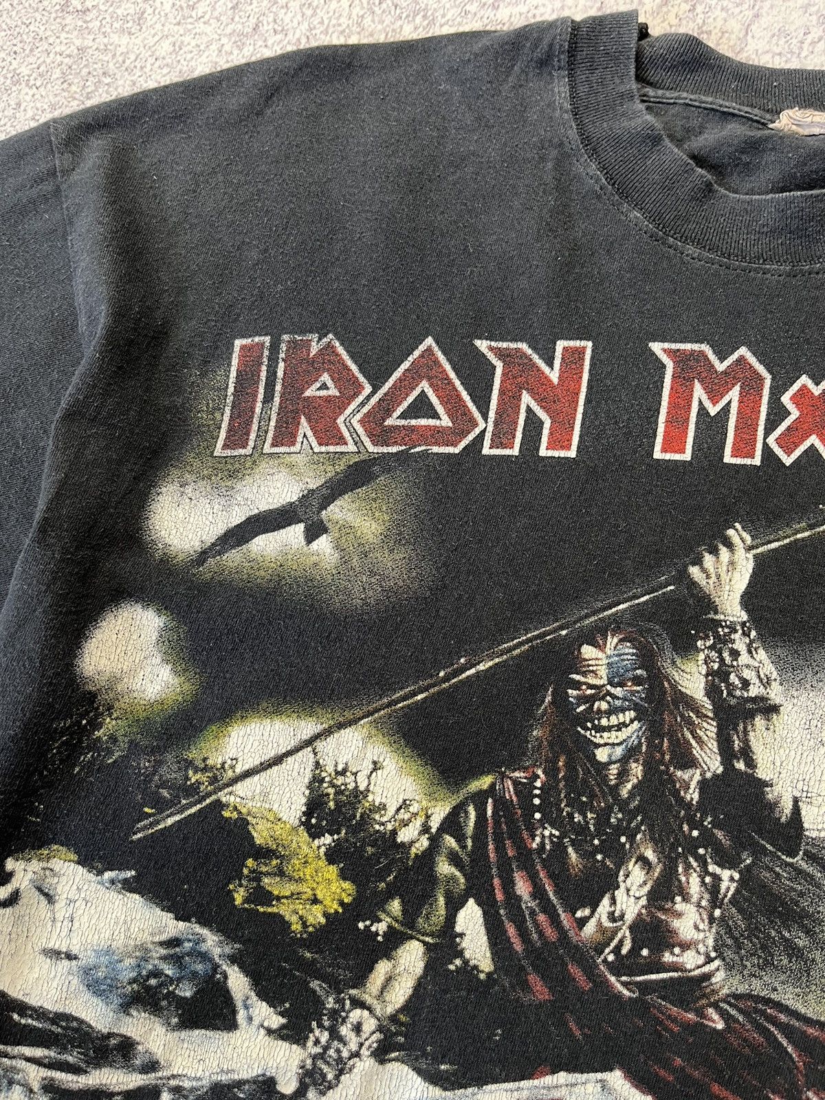Band Tees Rare Iron Maiden Tee T Shirt 1998 Vintage Black Size US L / EU 52-54 / 3 - 16 Thumbnail