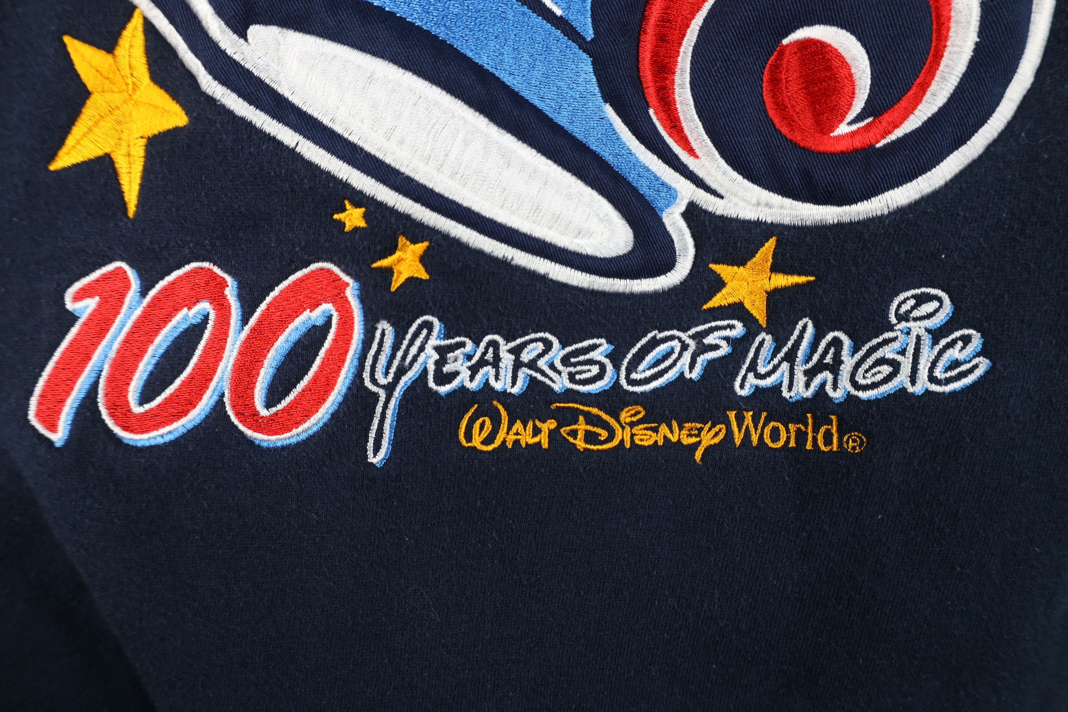 Disney Vintage Y2K Disney World 100 Years of Magic Sweatshirt Blue Size M / US 6-8 / IT 42-44 - 5 Thumbnail