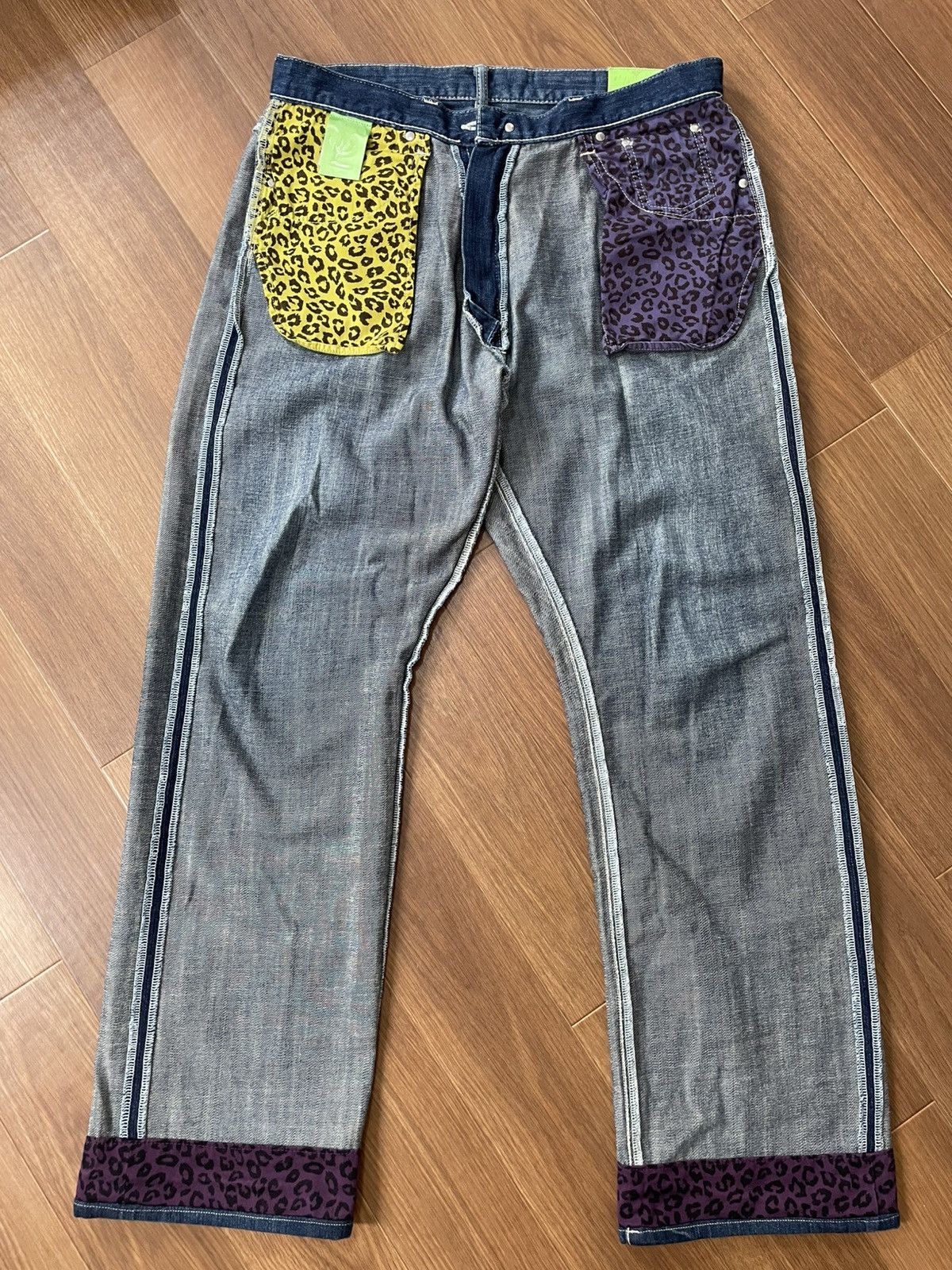 パンツ SWAGGER back embroidery denim SWAGGER back embroidery denim