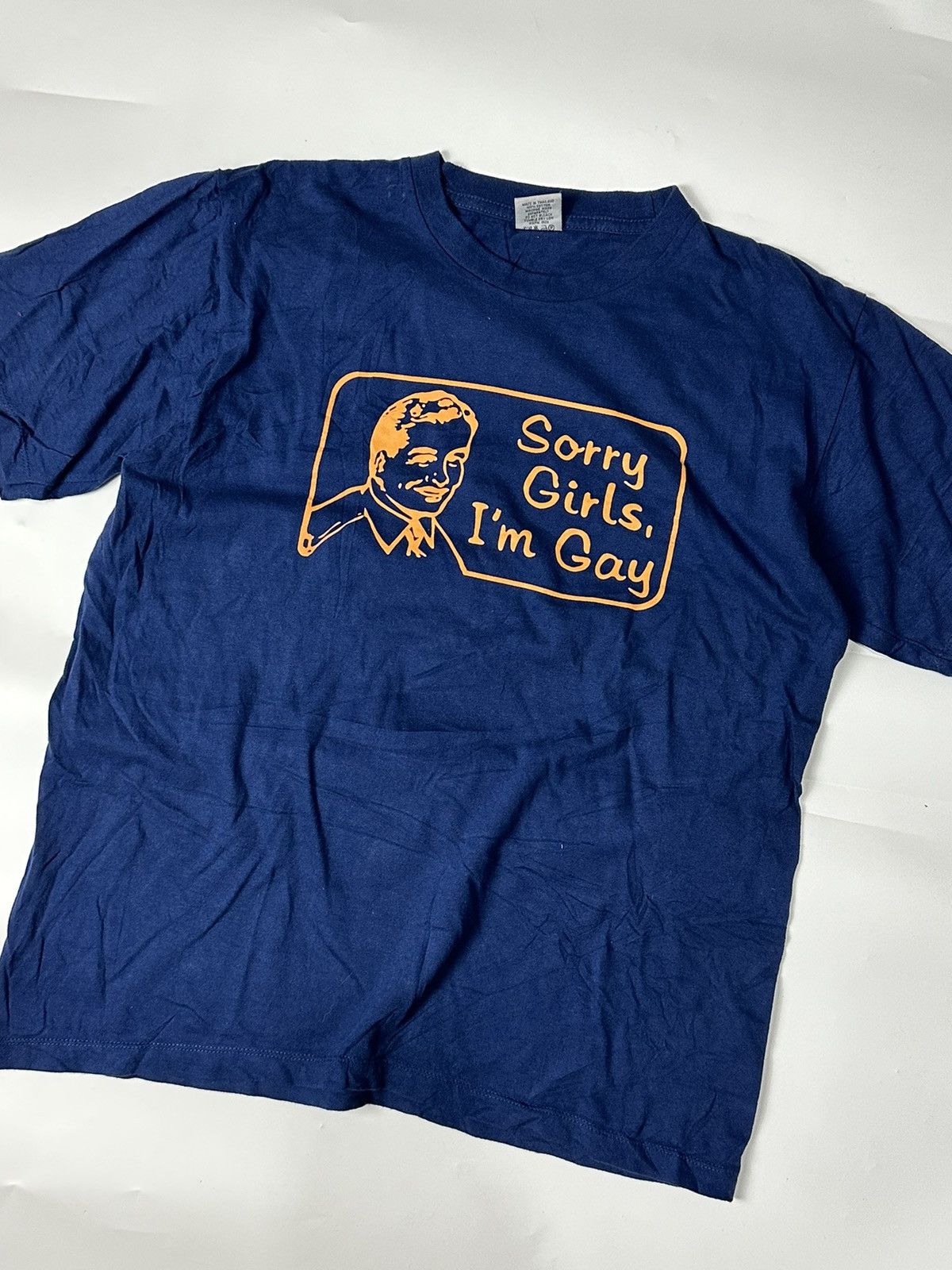 image of Hysteric Glamour Anuruk Sorry Girl,i'm Gay in Navy, Men's (Size Medium)