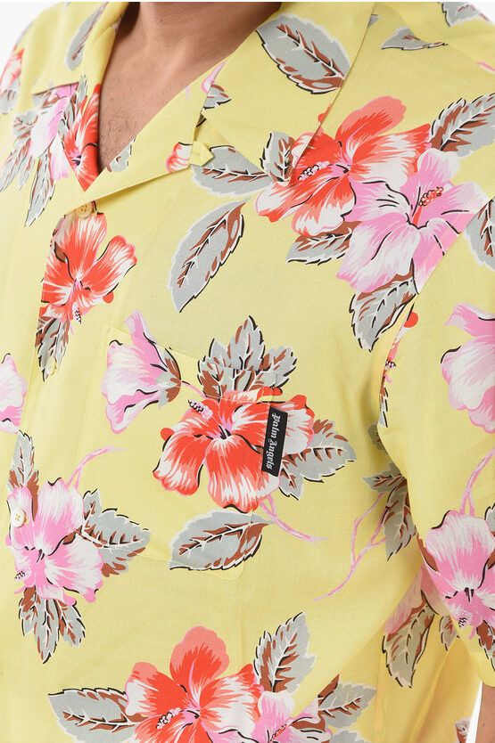 Palm Angels o1y0325 Patterned Shirt in Multicolor Size US M / EU 48-50 / 2 - 2 Thumbnail