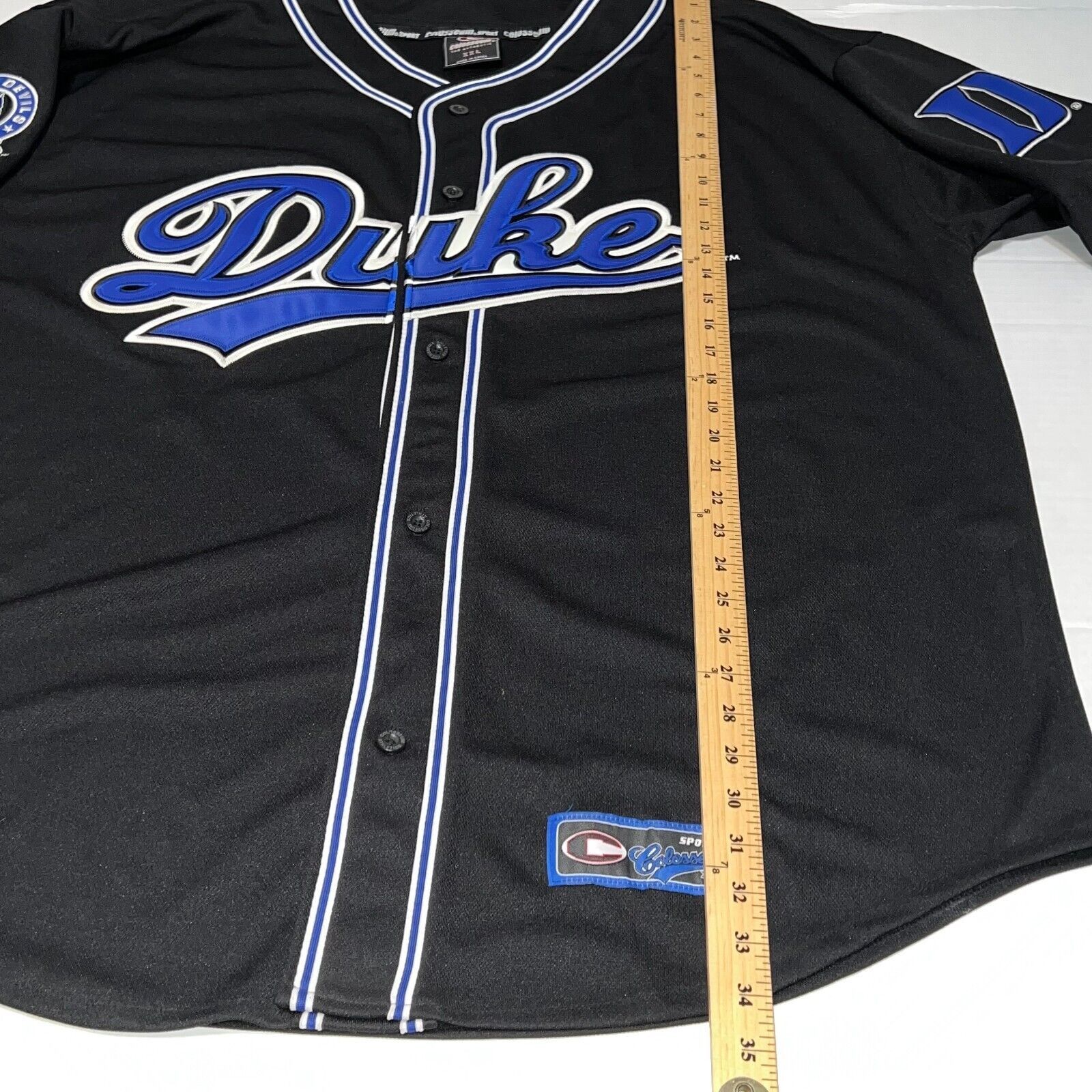 Colosseum Athletics Colosseum NCAA Duke Blue Devils Script Baseball Jersey XXL Size US XXL / EU 58 / 5 - 11 Thumbnail