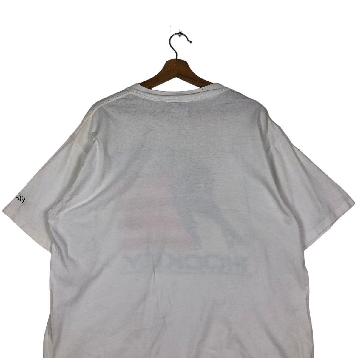 Other 🔥80’s Vintage Short Sleeve T-Shirt USA Hockey Big Logo Size US XL / EU 56 / 4 - 9 Thumbnail