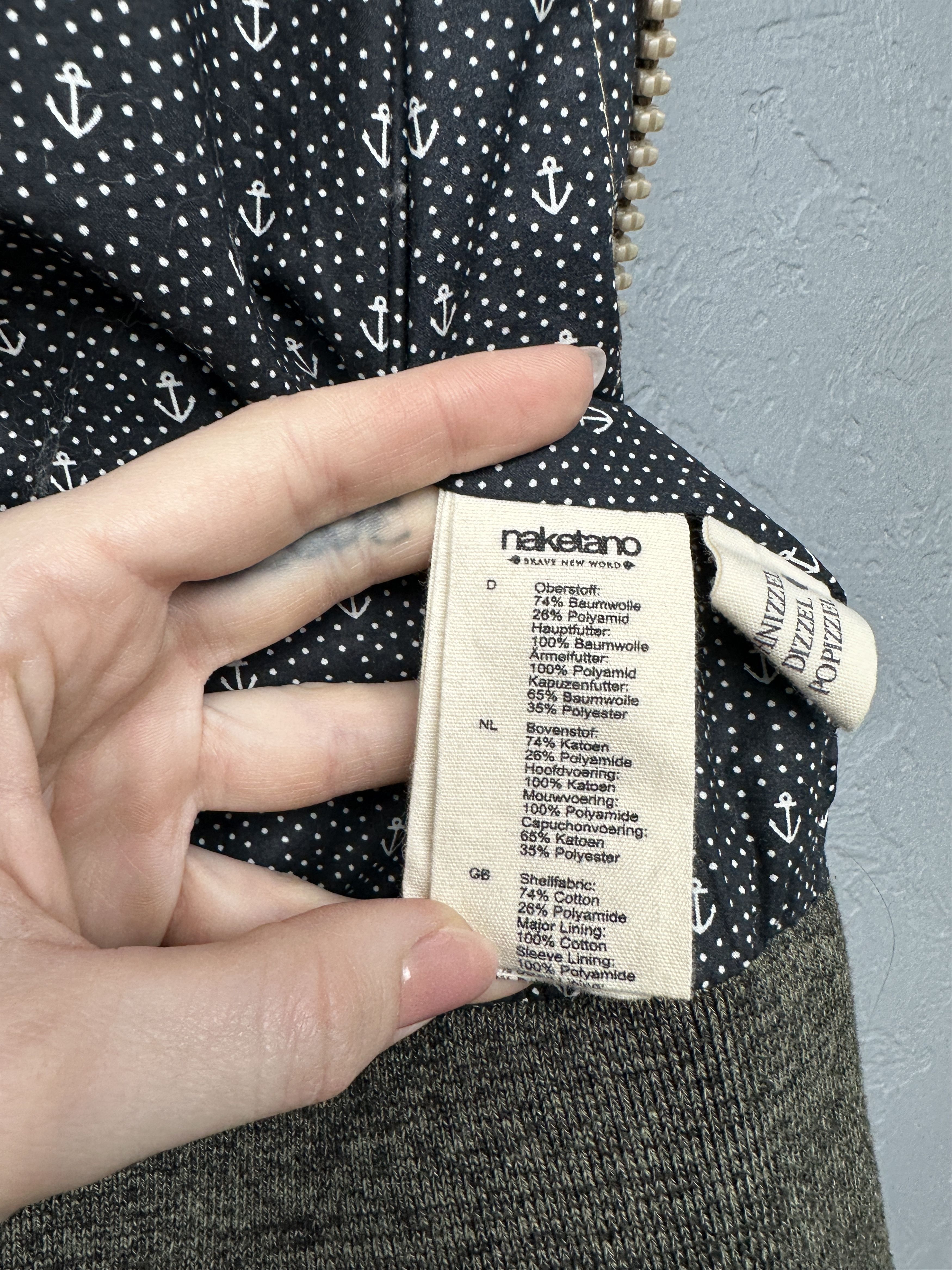 Naketano Naketano Womens Hooded Insulated Jacket Size XS / US 0-2 / IT 36-38 - 6 Thumbnail