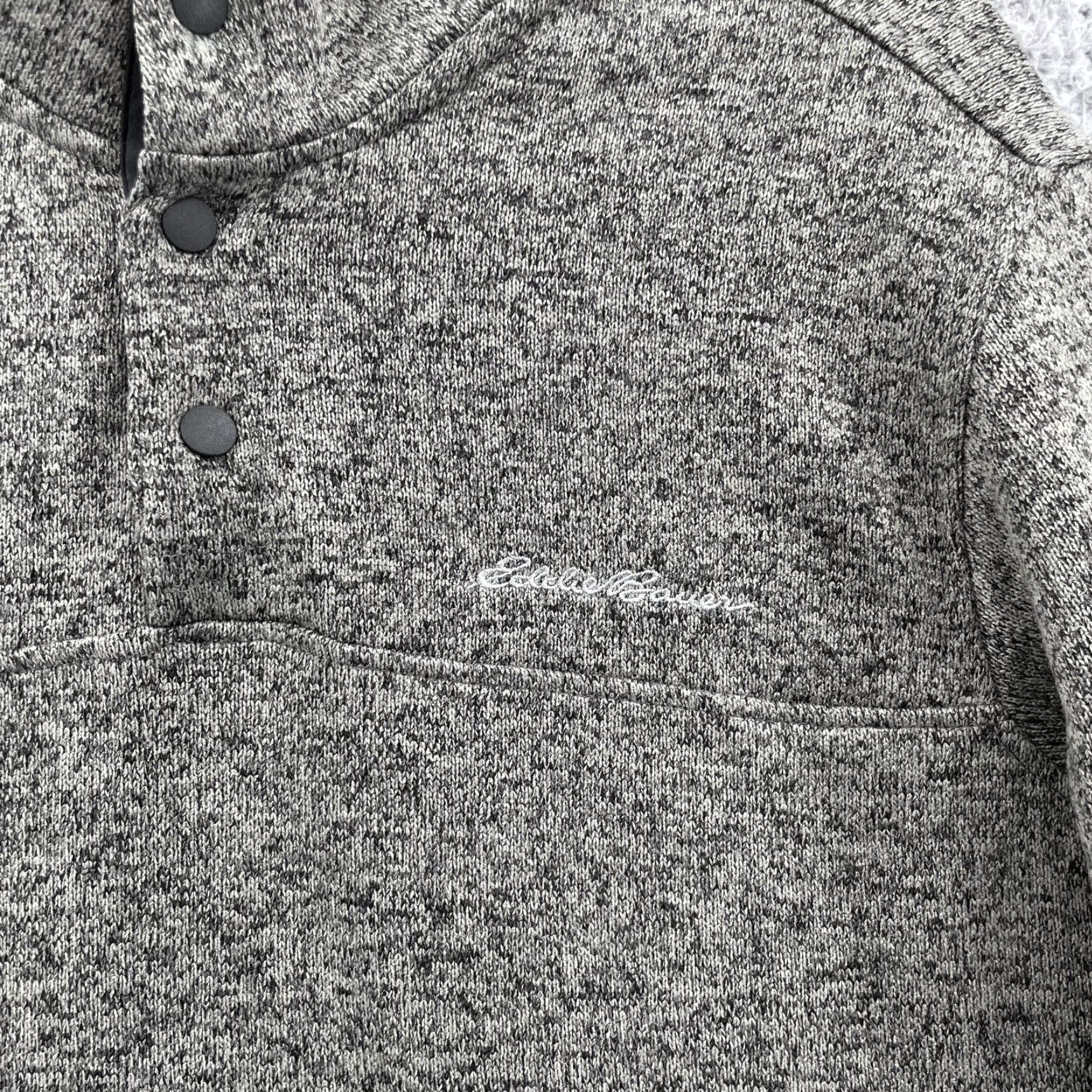 Eddie Bauer Eddie Bauer Sweatshirt Men Large Gray 1/4 Zip Pullover Gorpcore Minimalist Golf Size US XL / EU 56 / 4 - 2 Thumbnail