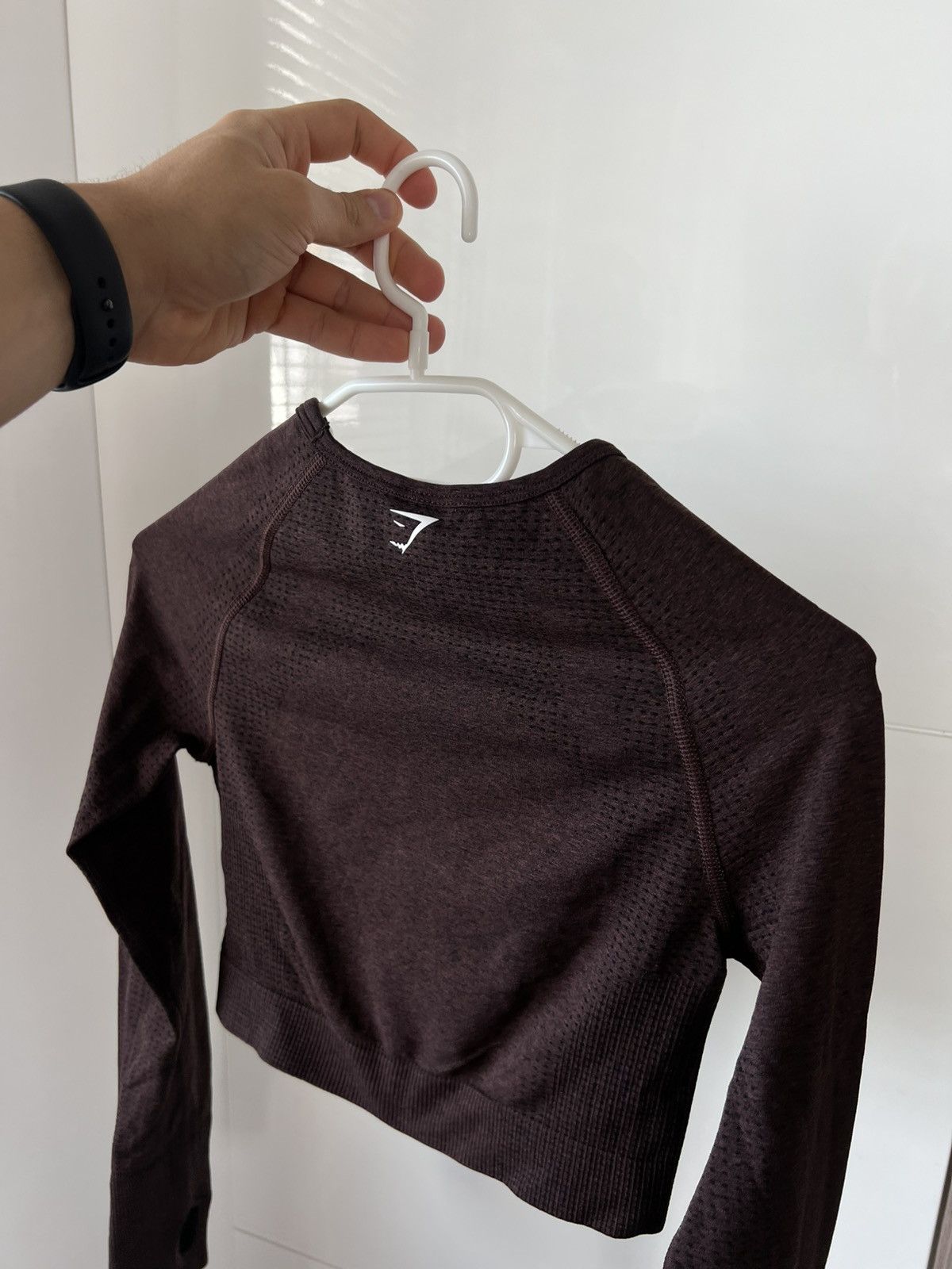 Gymshark ‼️Gymshark Womans Long Sleeve Onyx Straight Fit Gym Top‼️ Size S / US 4 / IT 40 - 10 Thumbnail