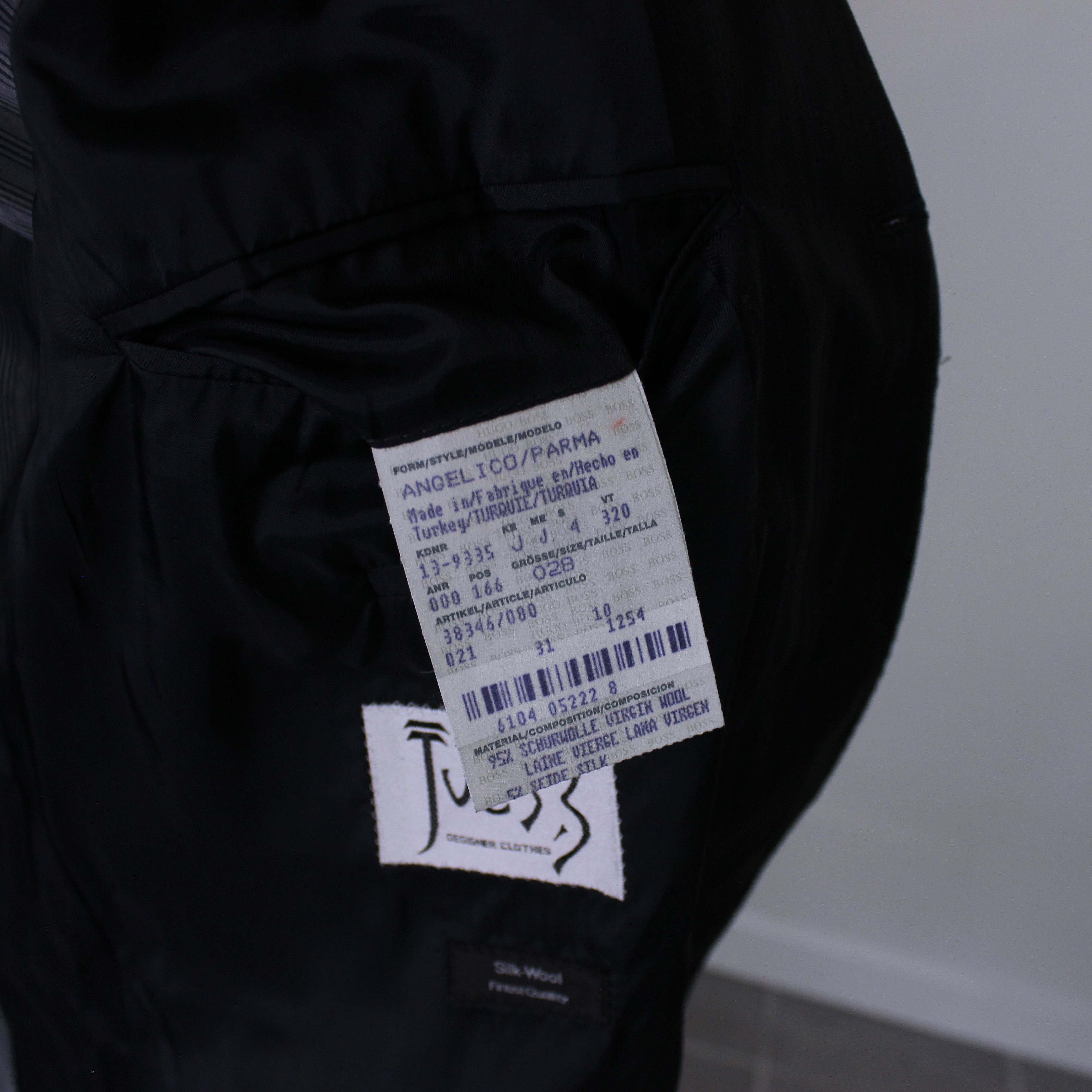 Hugo Boss Hugo Boss suits men full blazer pants black L XL 50 52 Size 52R - 3 Thumbnail
