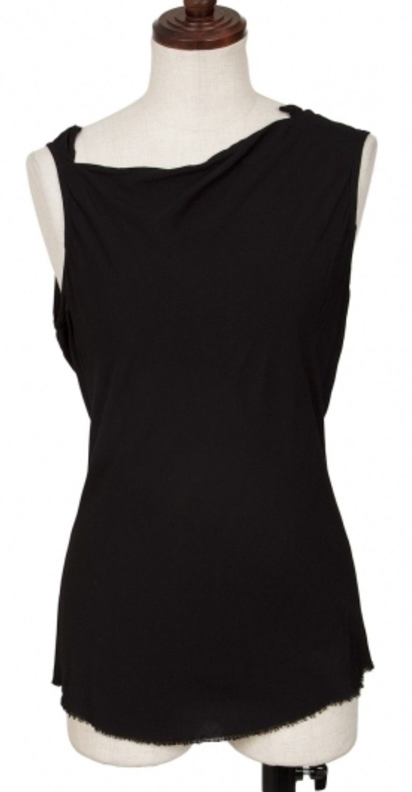 Ann Demeulemeester Ann Demeulemeester Rayon Sleeveless Top Size XS / US 0-2 / IT 36-38 - 4 Thumbnail