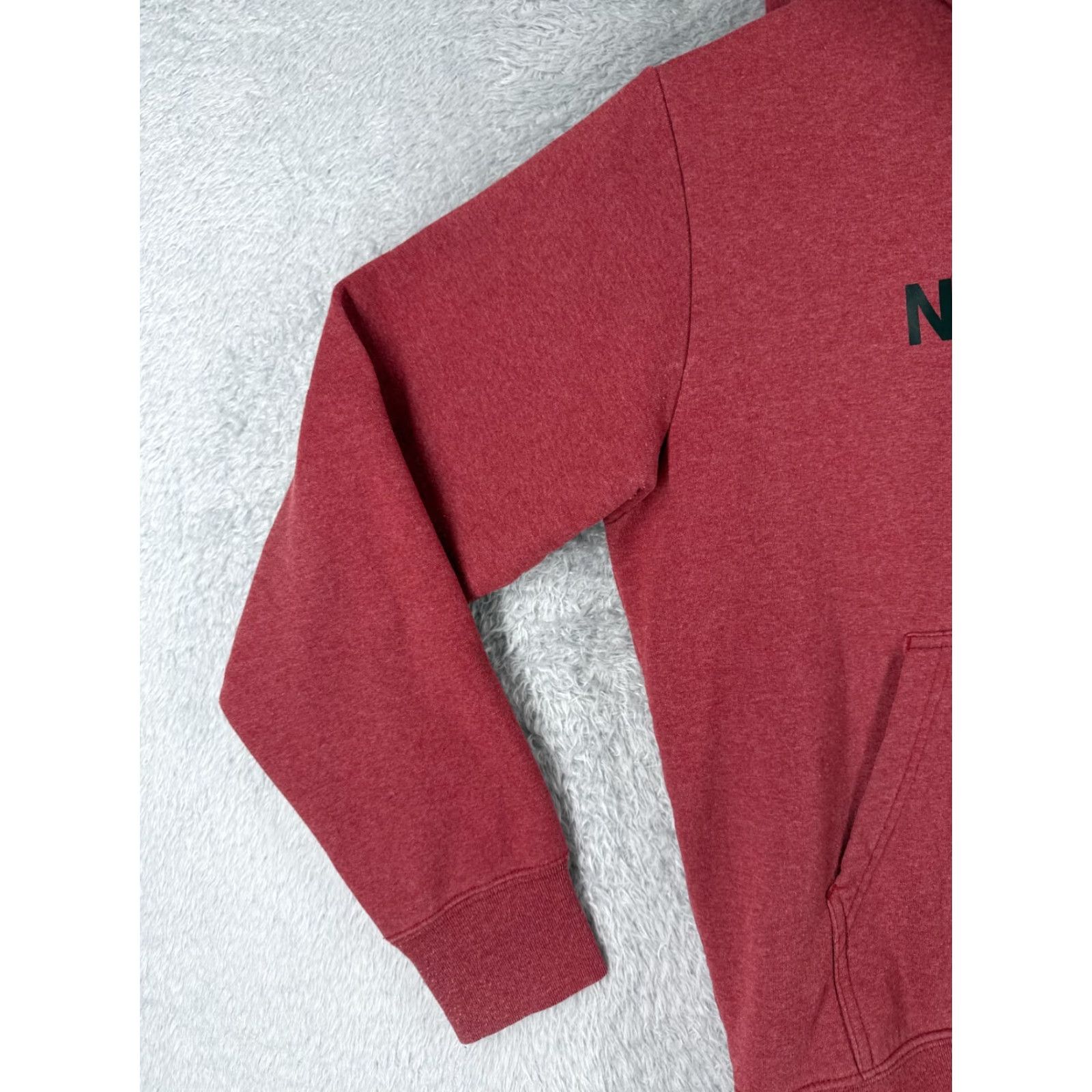 The North Face The North Face Men Hoodie Sweatshirt Pullover Red M Cotton Jersey Pocket Logo Regular Size - Shirt? Size US M / EU 48-50 / 2 - 3 Thumbnail