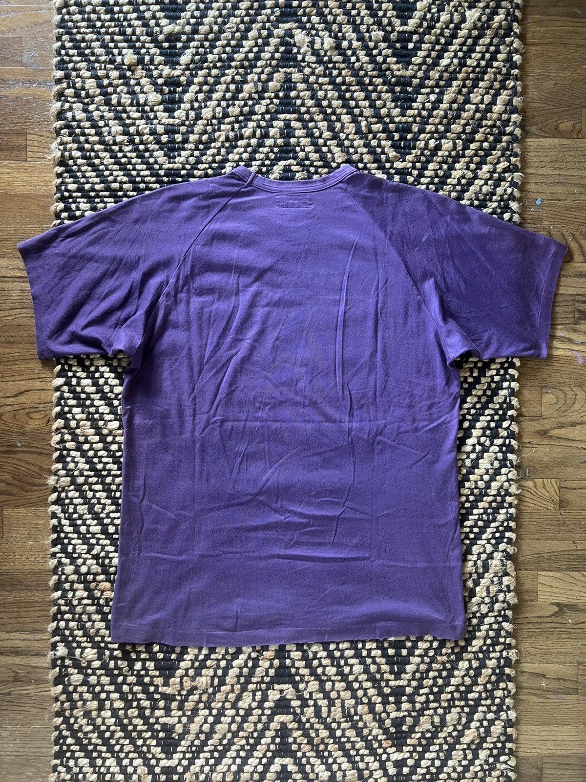 Yohji Yamamoto Yohji Yamamoto Pour Homme SS02 Purple Pig Raglan Tee Size US M / EU 48-50 / 2 - 3 Thumbnail
