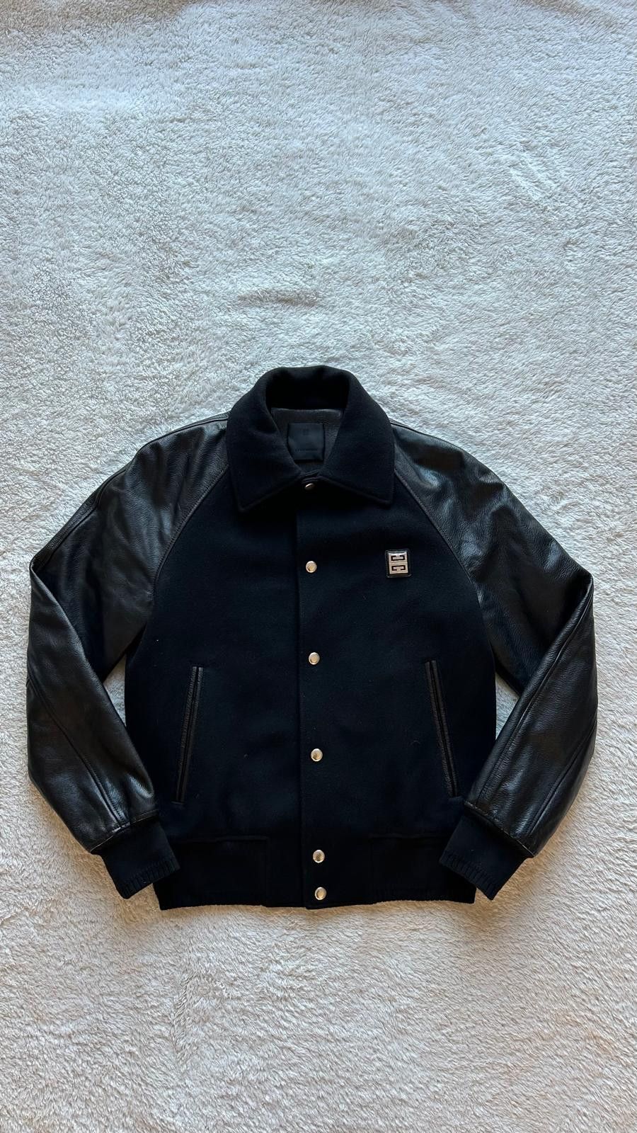 Givenchy Givenchy Leather Wool Varsity Jacket Size 46 Size US S / EU 44-46 / 1 - 1 Thumbnail