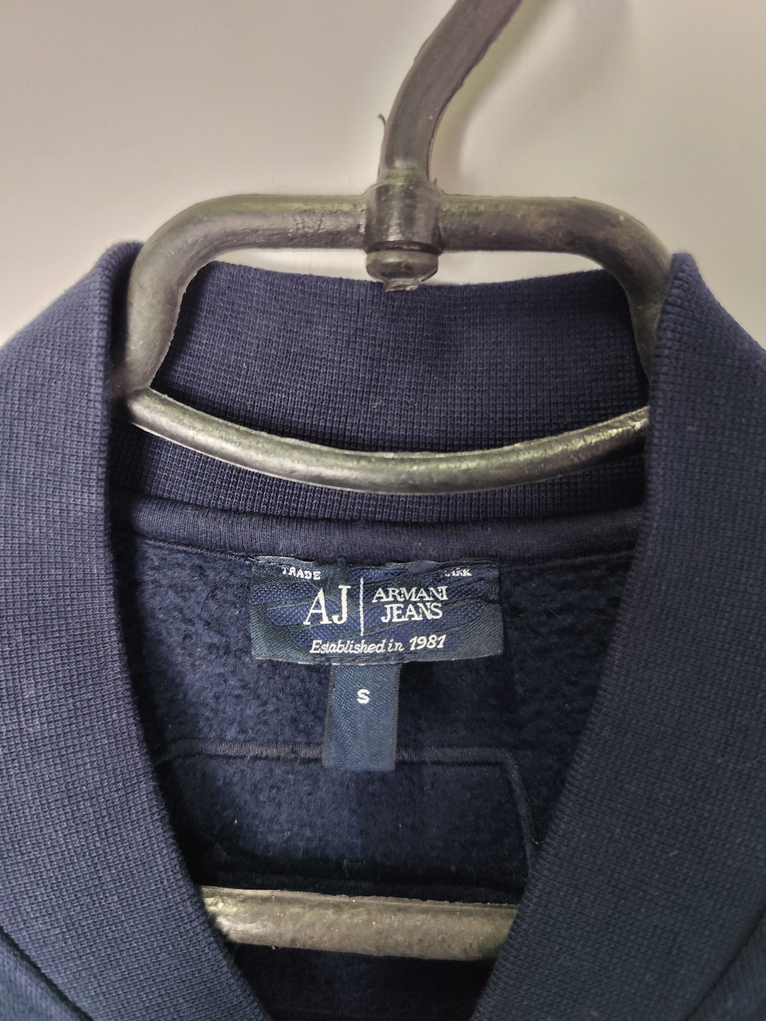 Emporio Armani Vintage Armani Jeans AJ Y2K Big Logo Jacket Full Zip Sz S Size US S / EU 44-46 / 1 - 5 Thumbnail