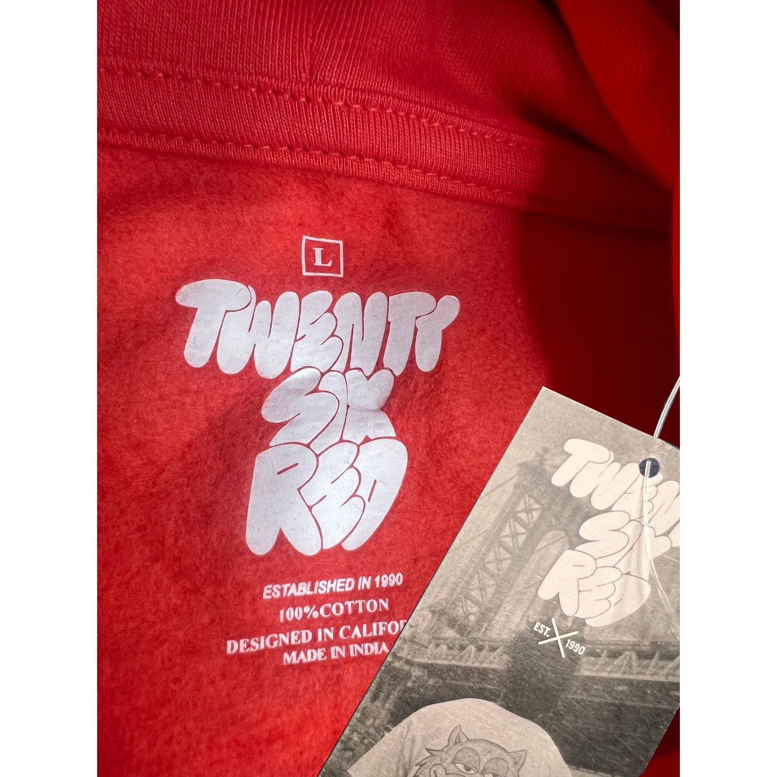 Other 26 Red - Light My Fire Oversized Hoodie [Size Large] Size US L / EU 52-54 / 3 - 3 Thumbnail